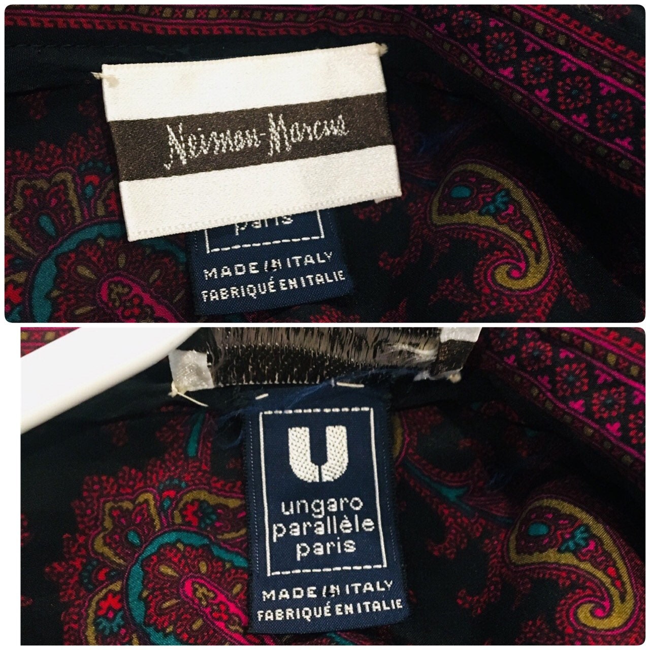 Ungaro 70s paisley blouse Seen on Carrie Bradshaw