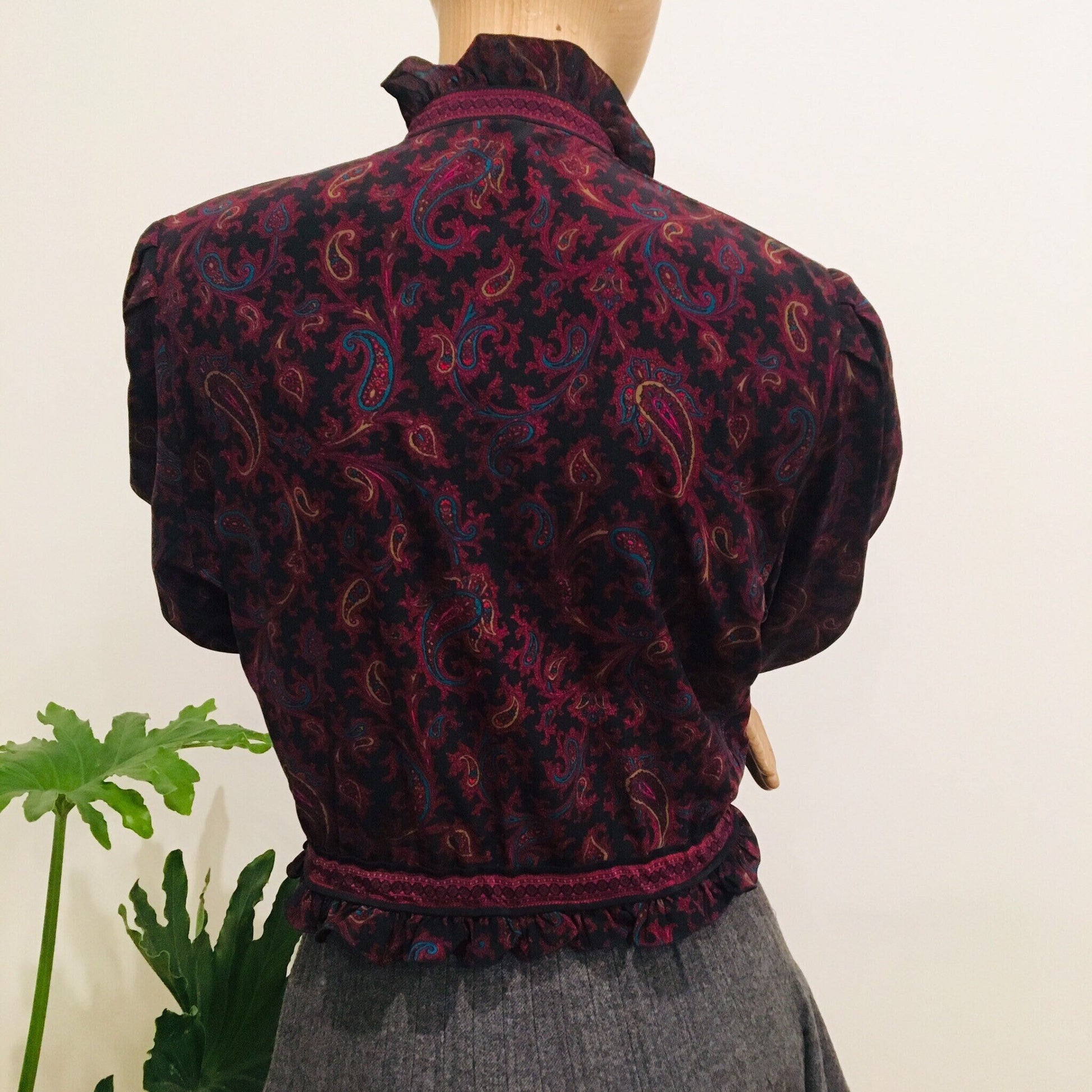 Ungaro 70s paisley blouse Seen on Carrie Bradshaw