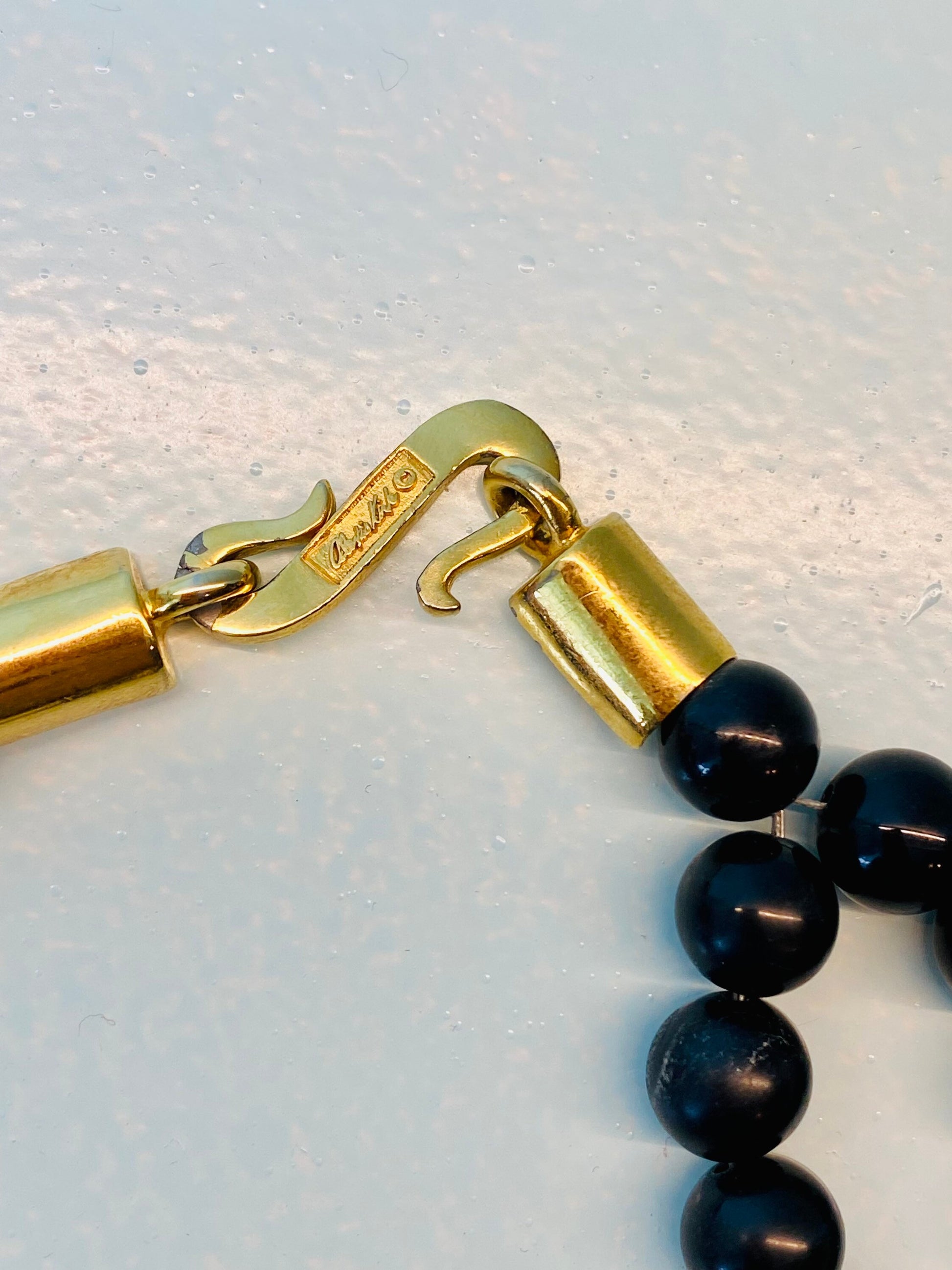 Disco Era Signed Alexis KIRK Statement Necklace Huge!