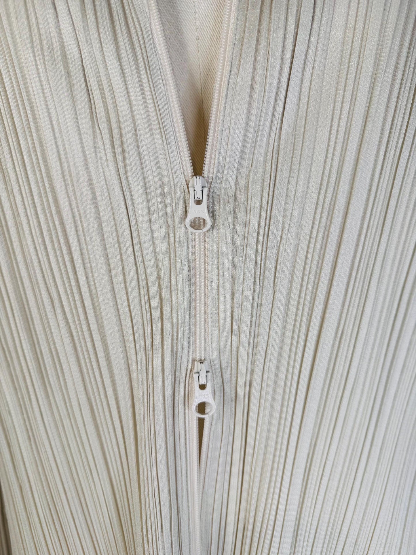 Pleats Please Light Gray Pleated Tunic NWT