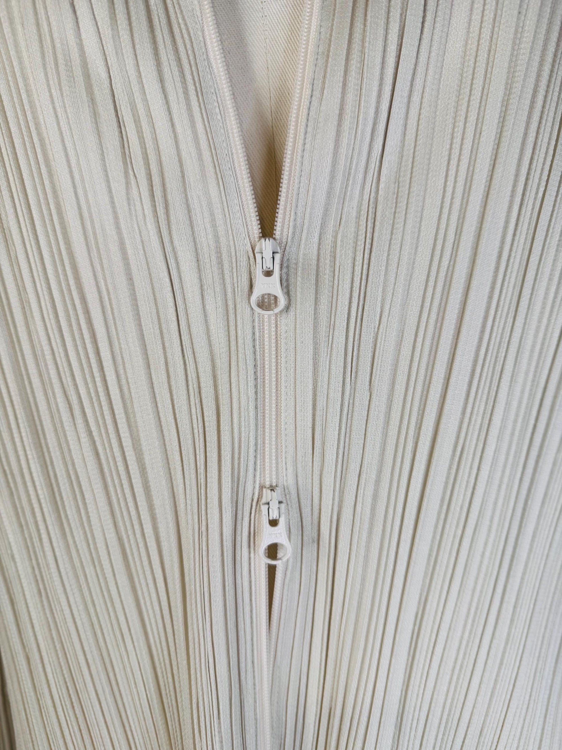 Pleats Please Light Gray Pleated Tunic NWT