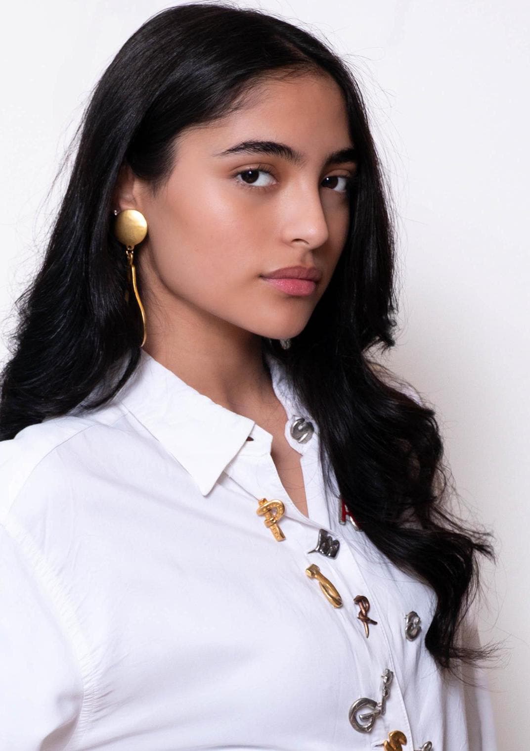 90s Gold Plated Matte Statement Designer Clip Ons Earrings