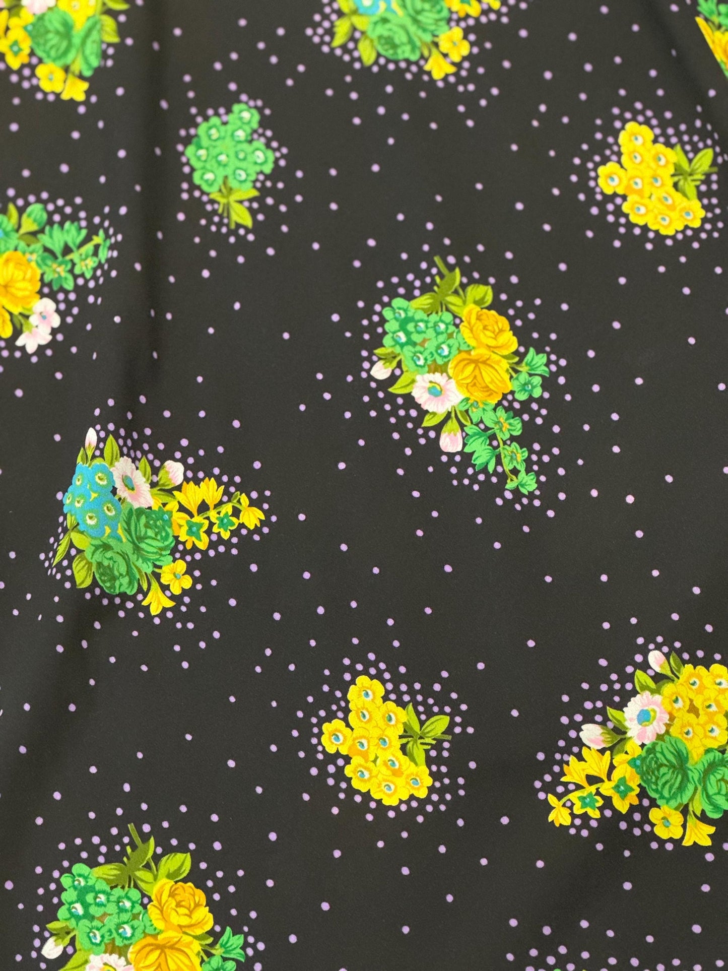 70s OOAK Floral Print Halter Maxi Dress