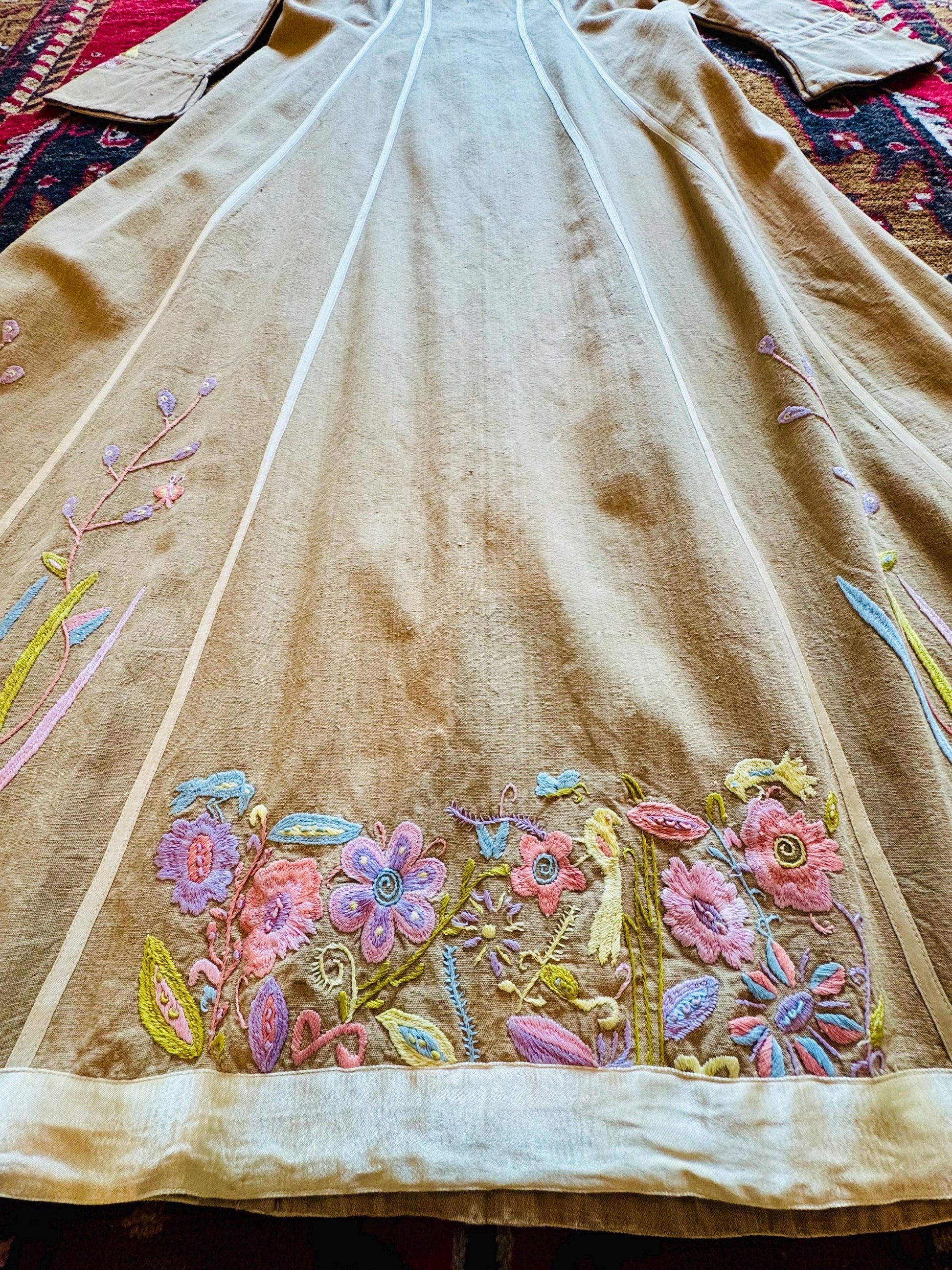 60s/70s JOSEFA Cotton Bell Shaped Caftan Dress