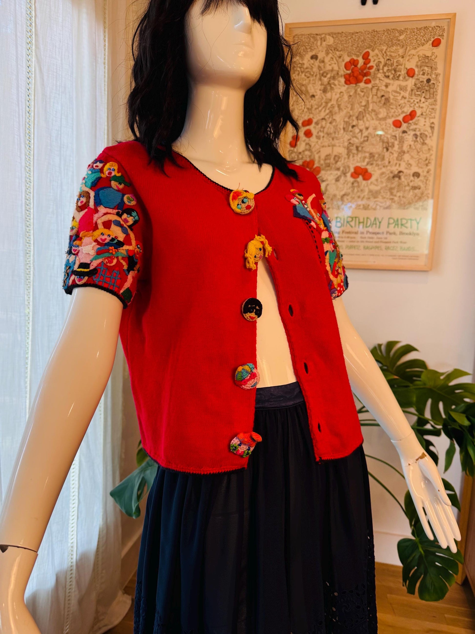 Vintage Michael Simon Hand Knit Sweater Top