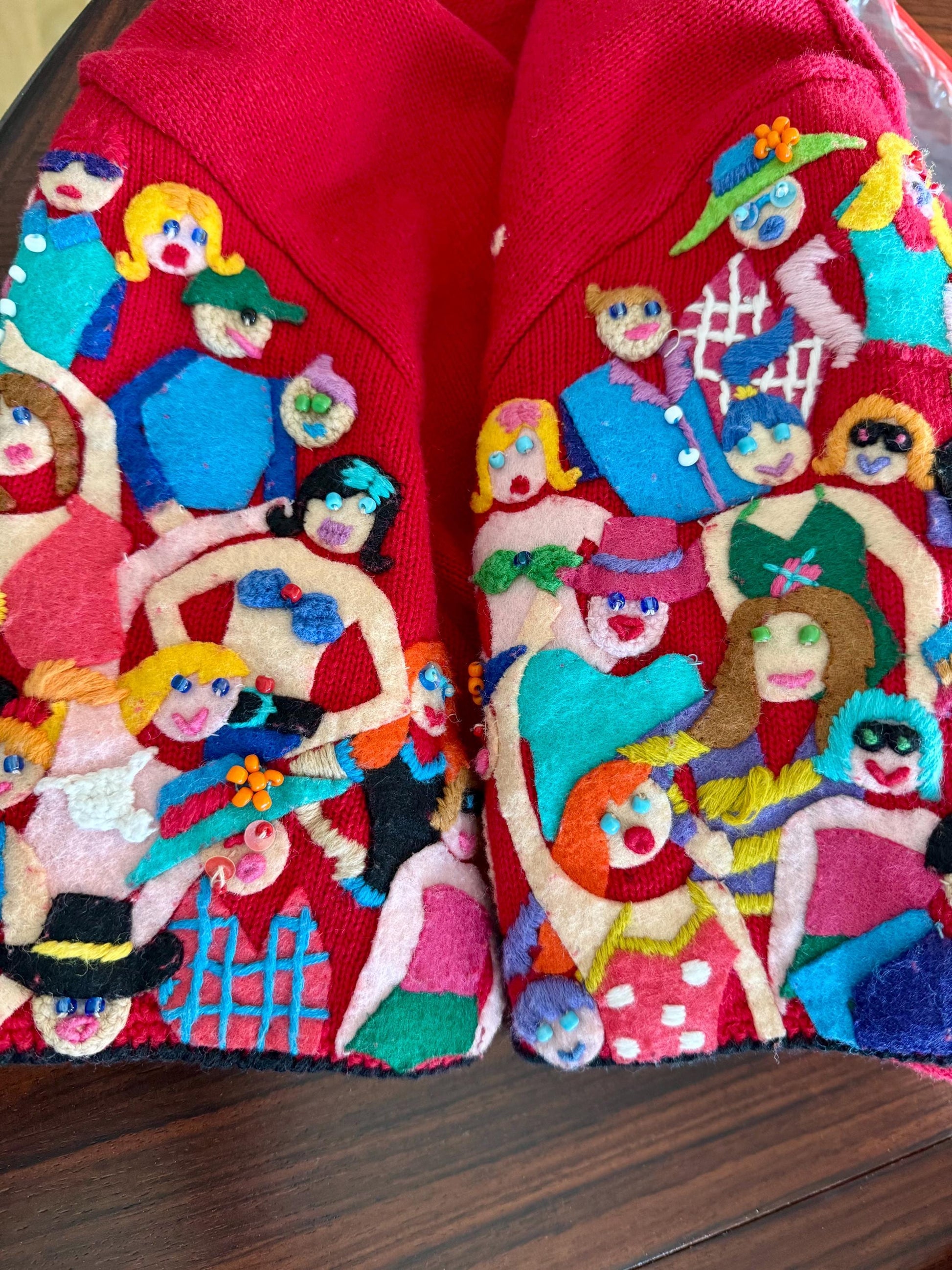 Vintage Michael Simon Hand Knit Sweater Top