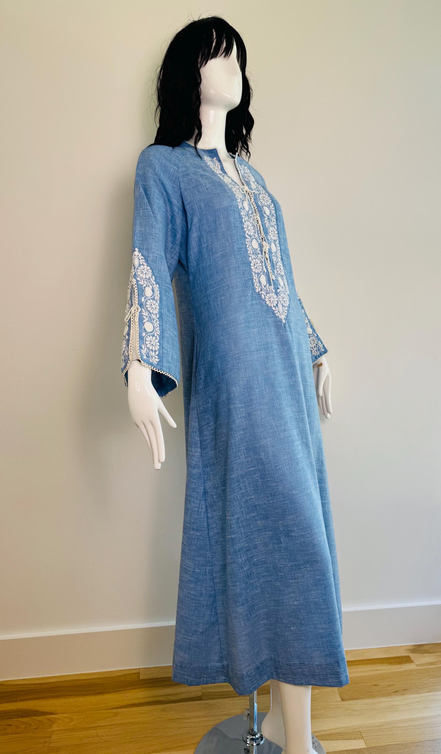 70s Archival Bill Tice Caftan As Seen on Liz Taylor