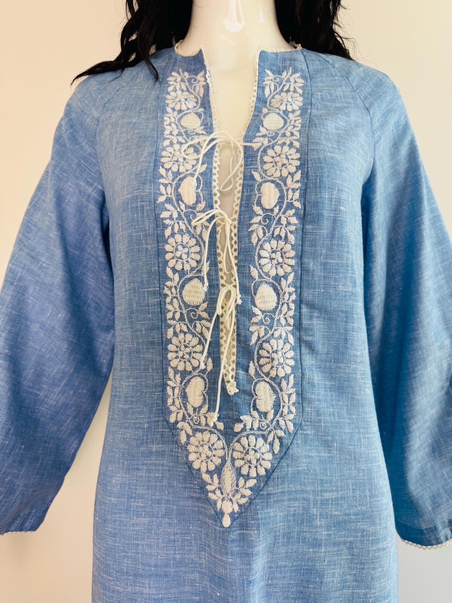 70s Archival Bill Tice Caftan As Seen on Liz Taylor