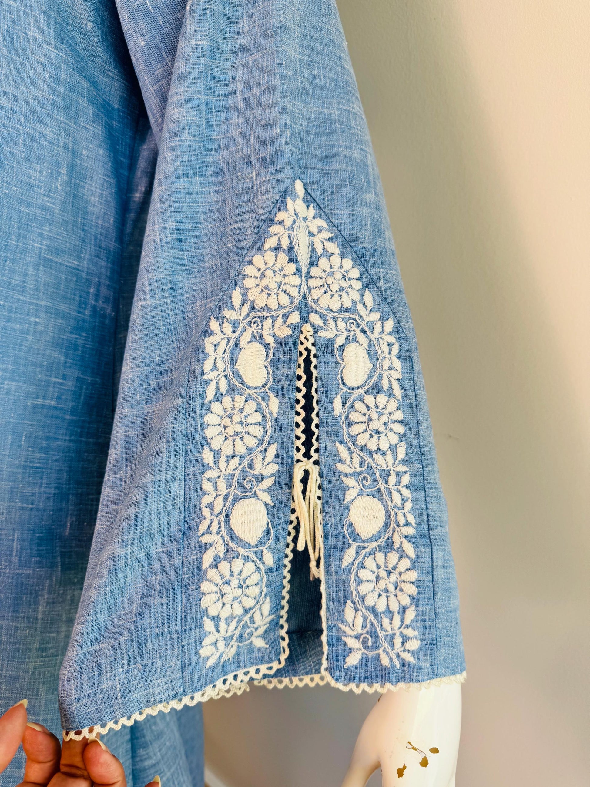 70s Archival Bill Tice Caftan As Seen on Liz Taylor