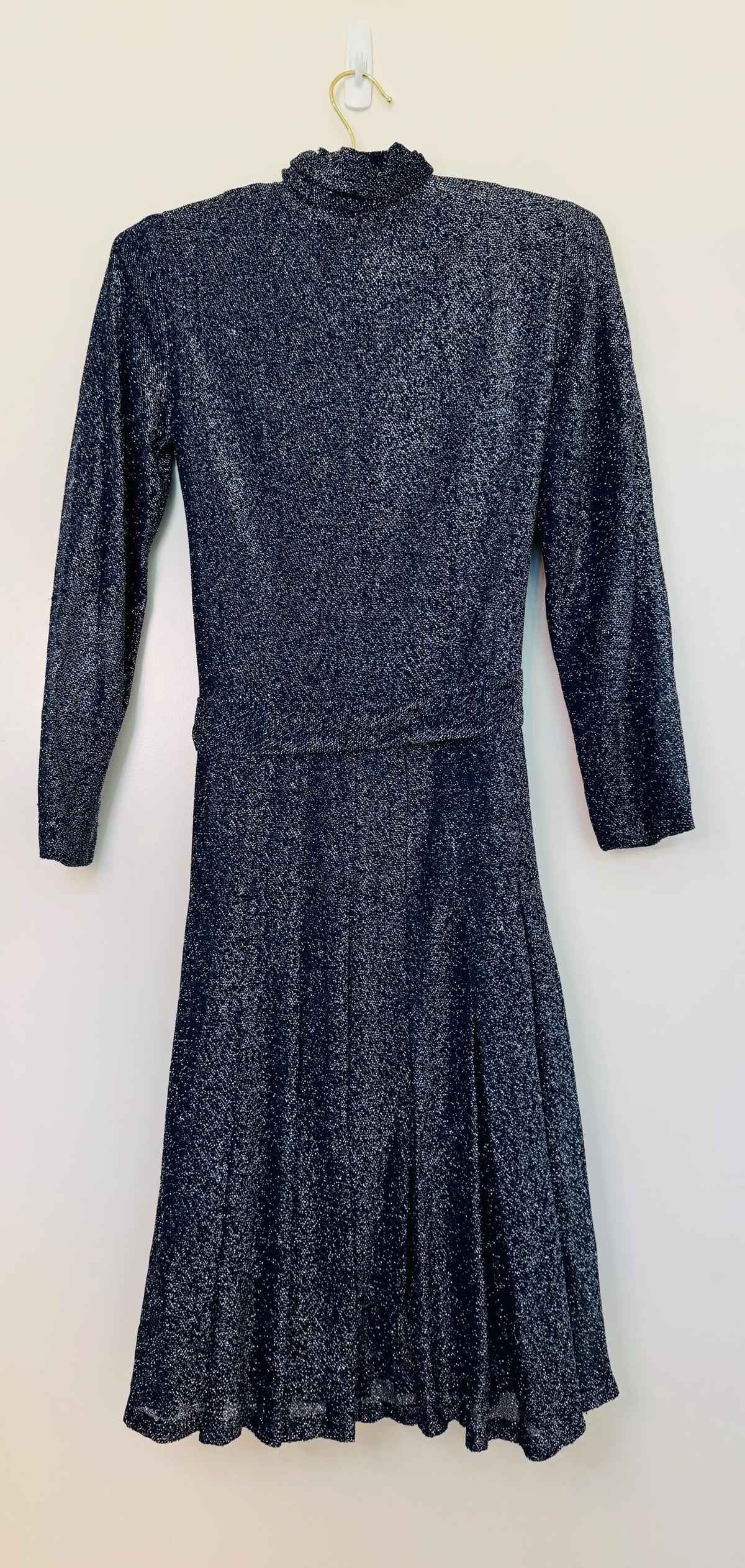 60s Geoffrey Beene Mod Lurex Dress
