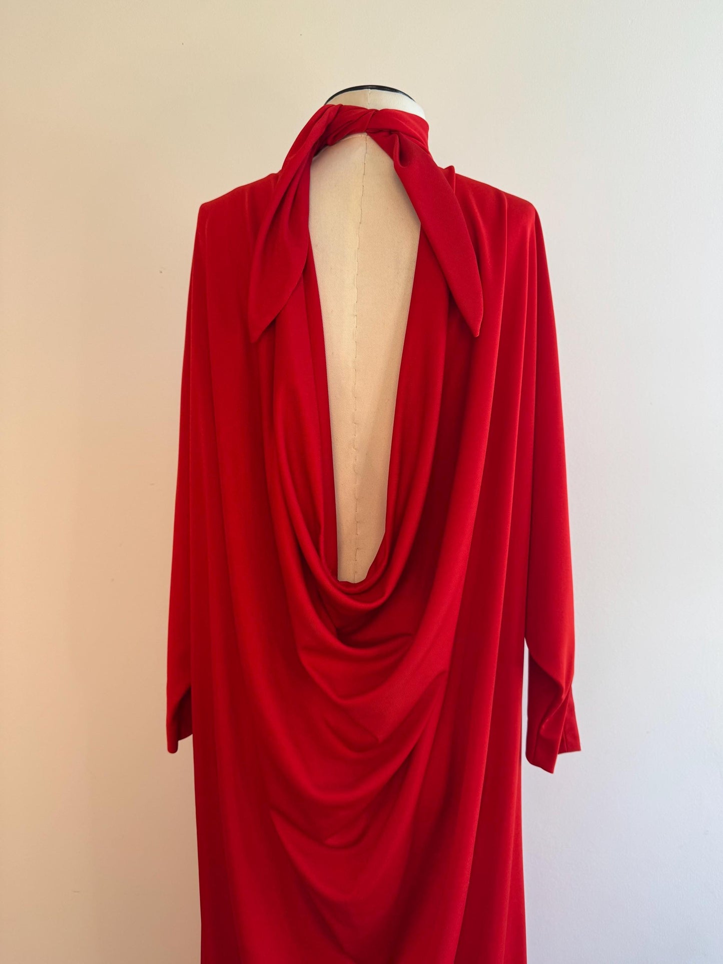 Disco Era Red Lucie Ann Caftan Dress