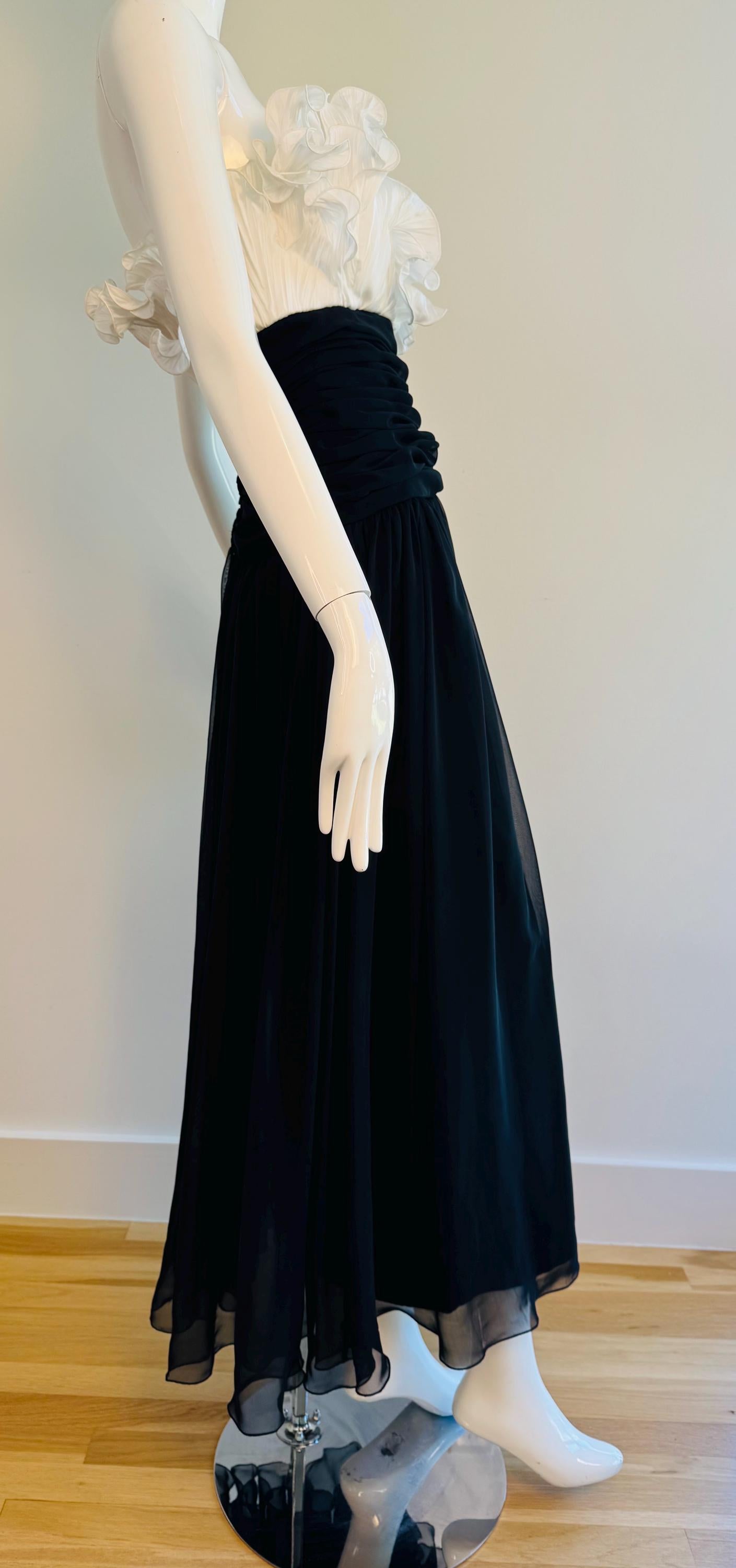 Vintage Eugene Alexander Sculptural Gown