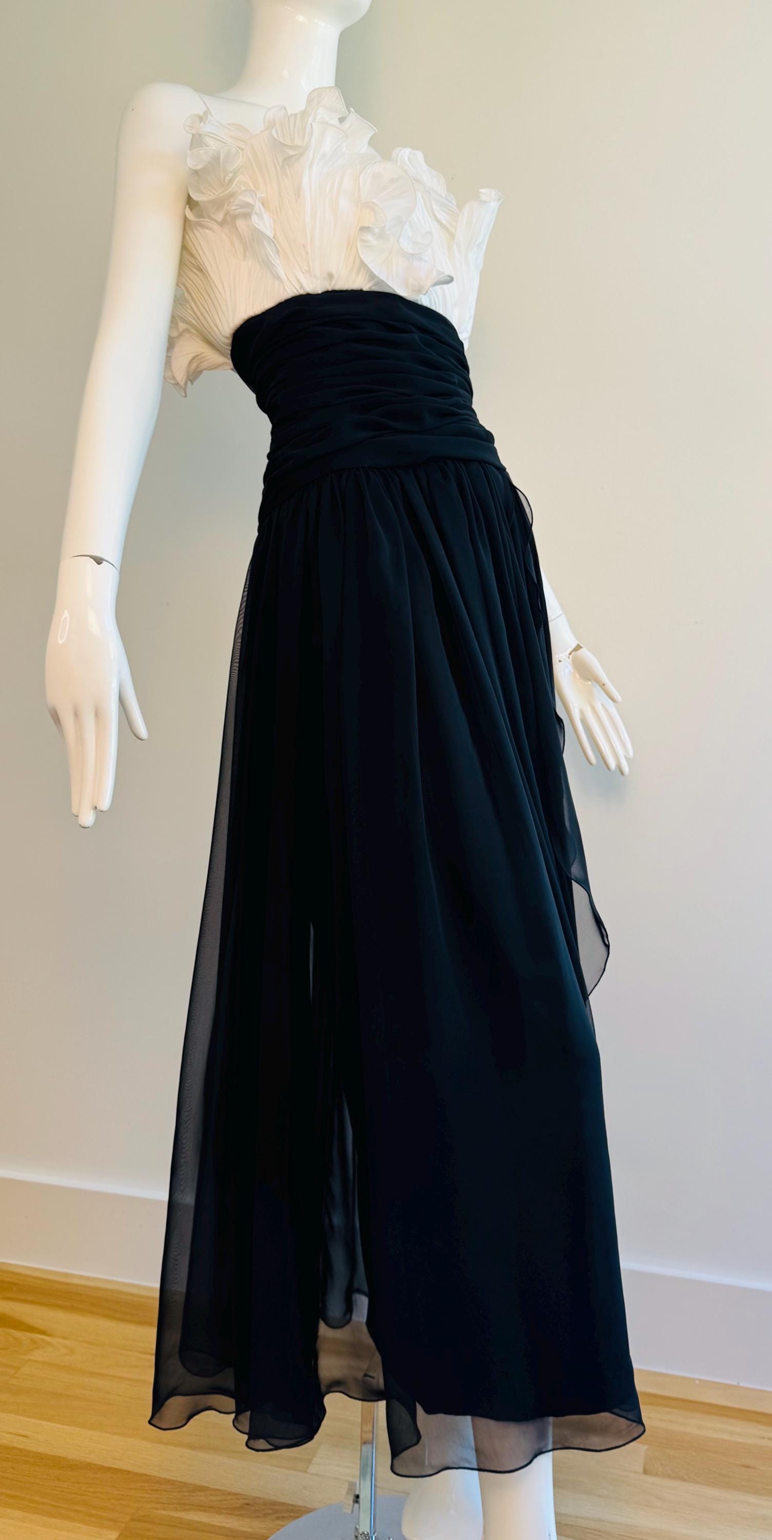 Vintage Eugene Alexander Sculptural Gown