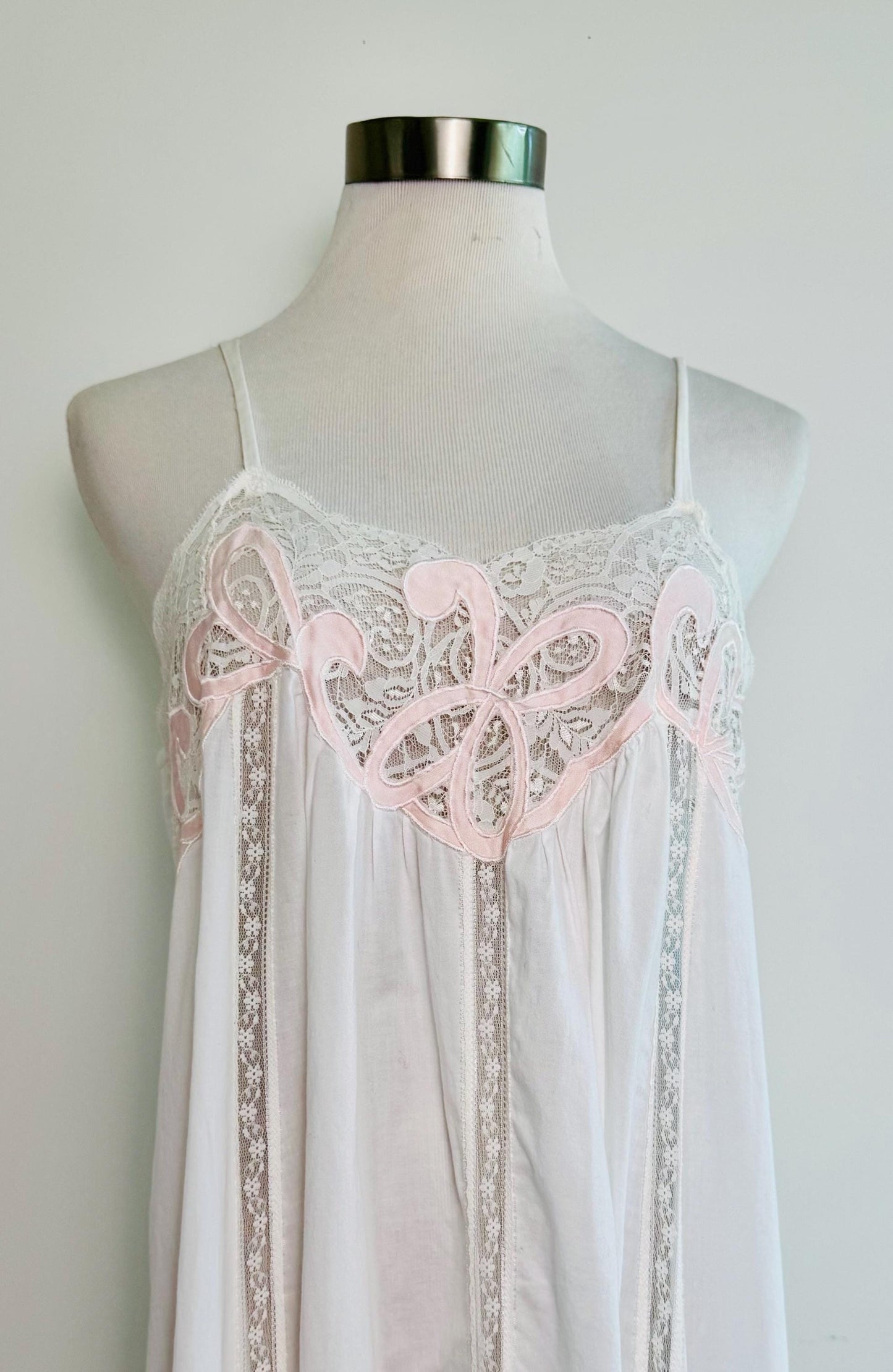 Vintage NATORI Cotton Edwardian Style Set