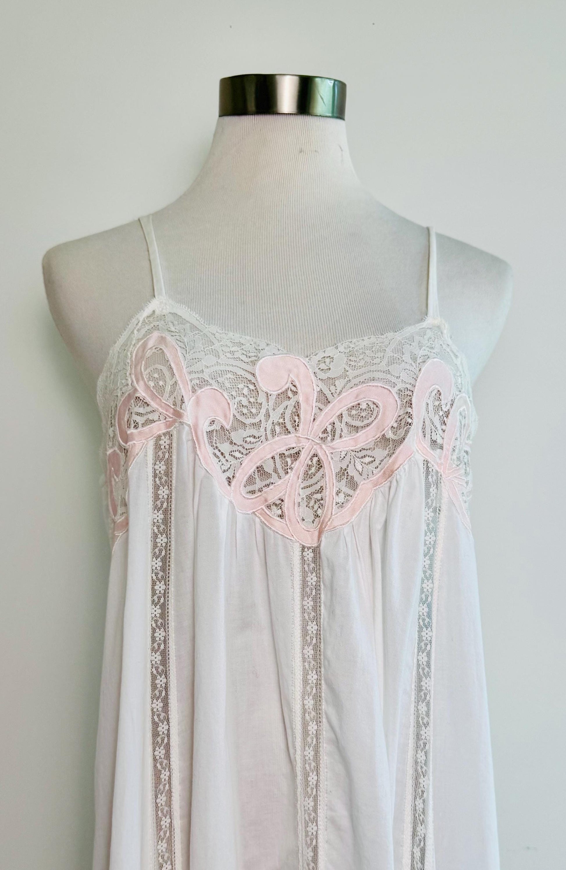 Vintage NATORI Cotton Edwardian Style Set