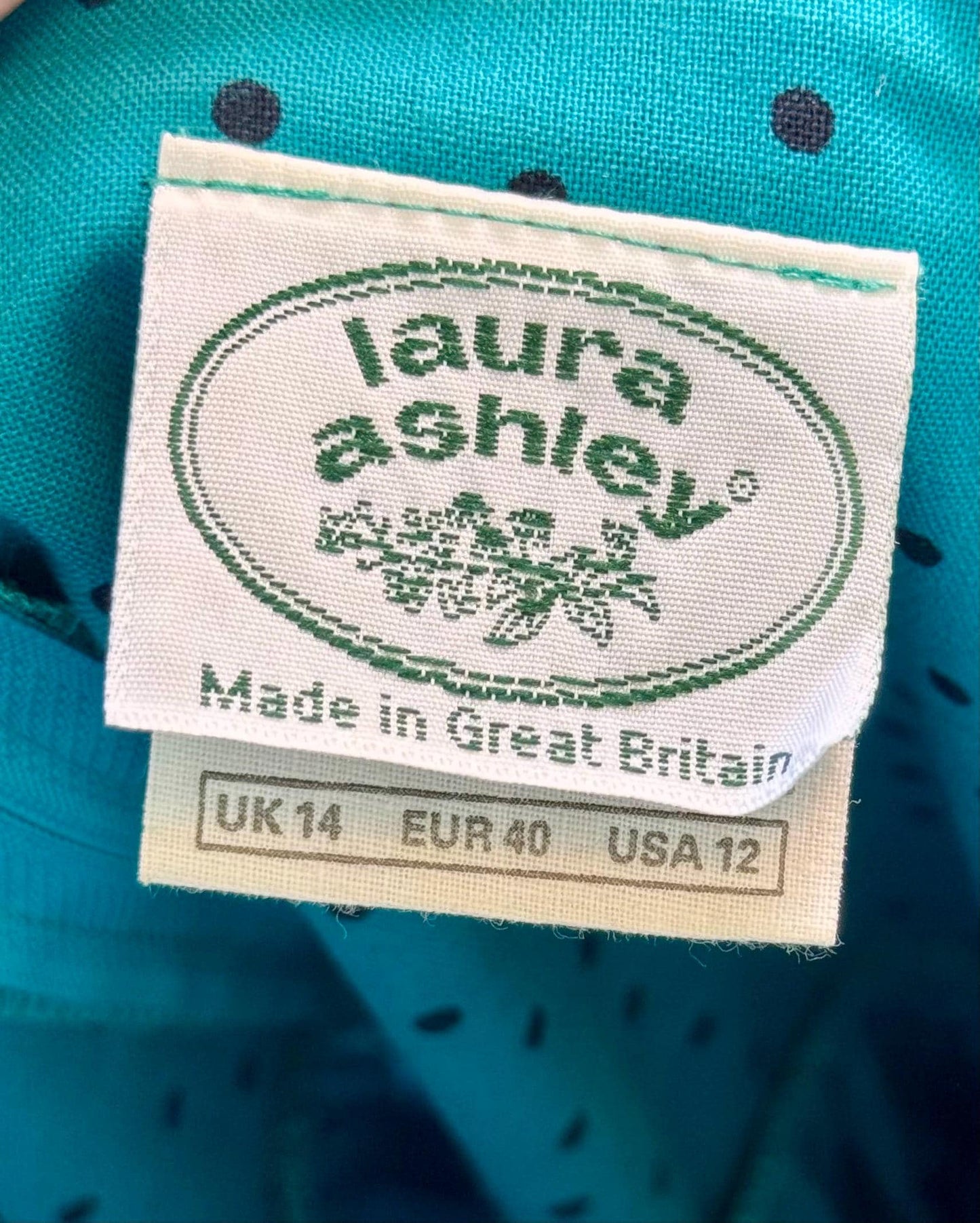80s LAURA ASHLEY Strapless Full Skirt Big Bow Dress