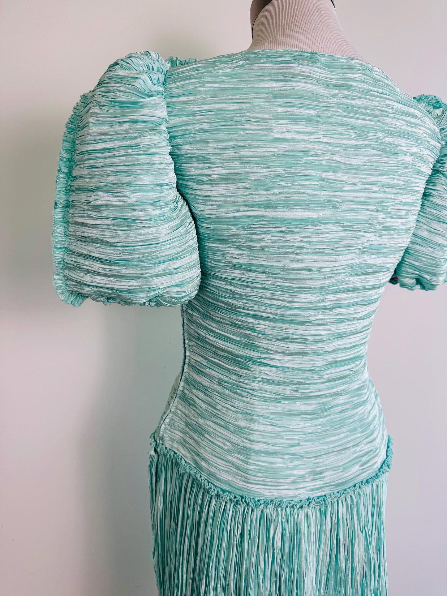 80s Mary McFadden Couture Pleated Dress