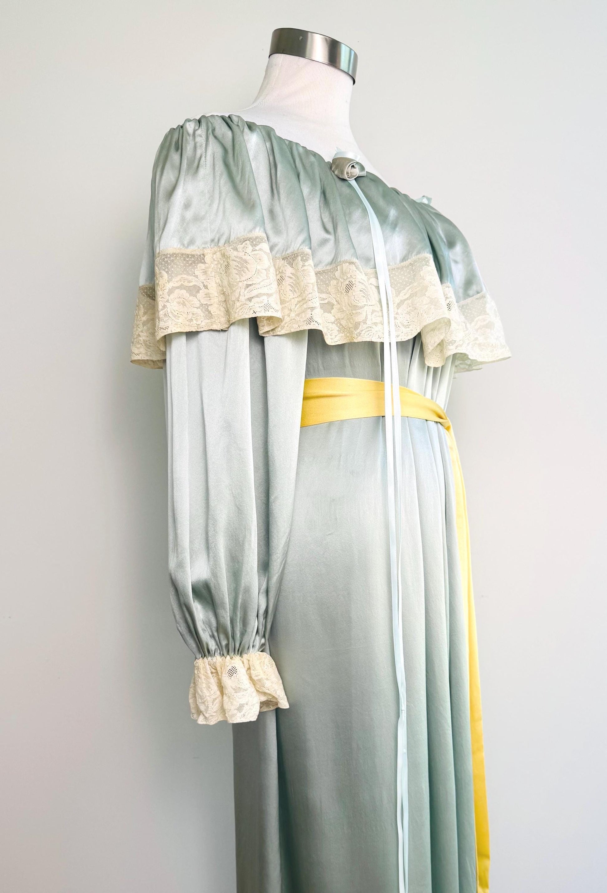 Peggy Jennings Silk Off The Shoulders Gown