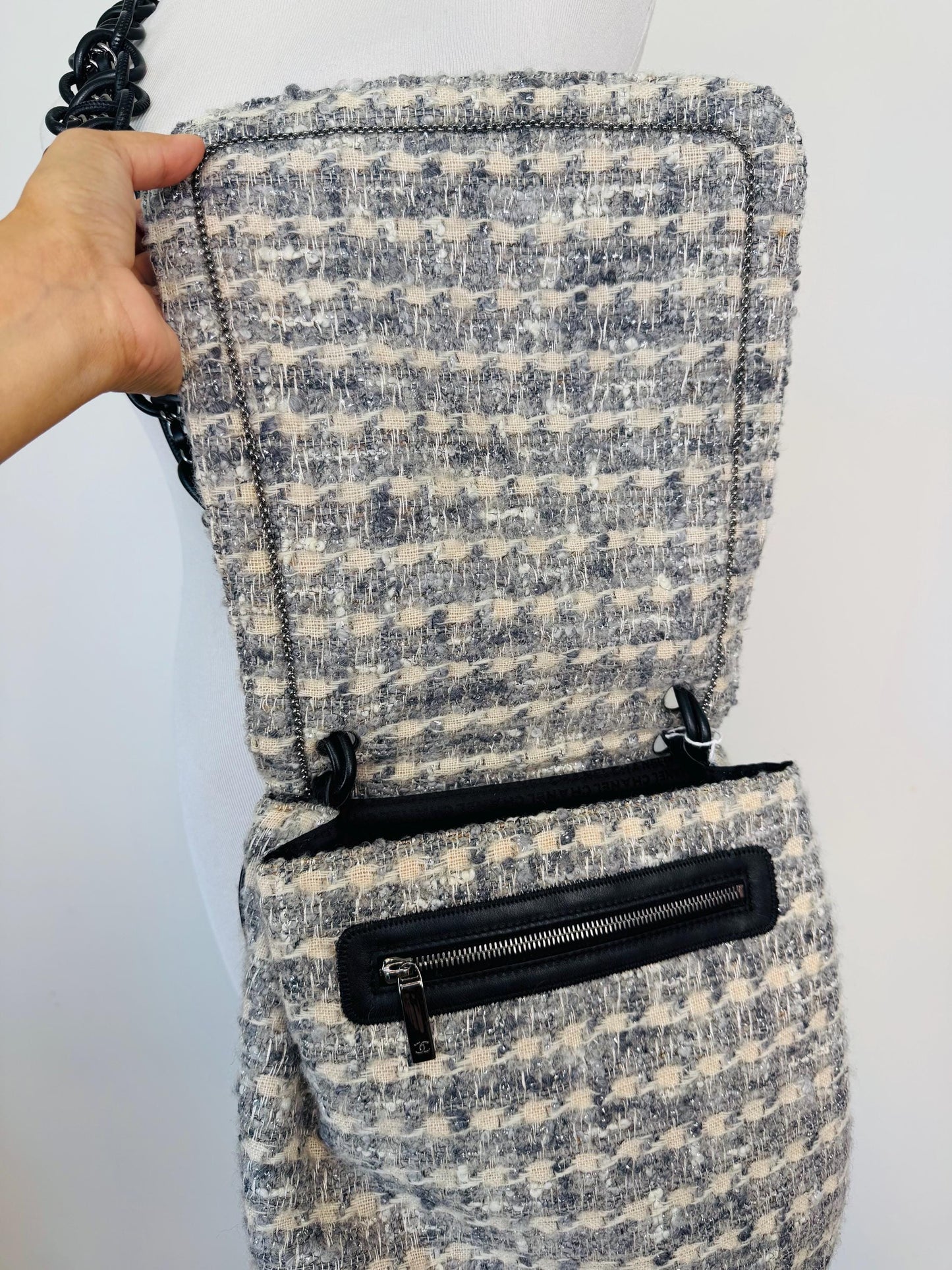 Chanel Fall 2005 Runway Tweed Crossbody Bag