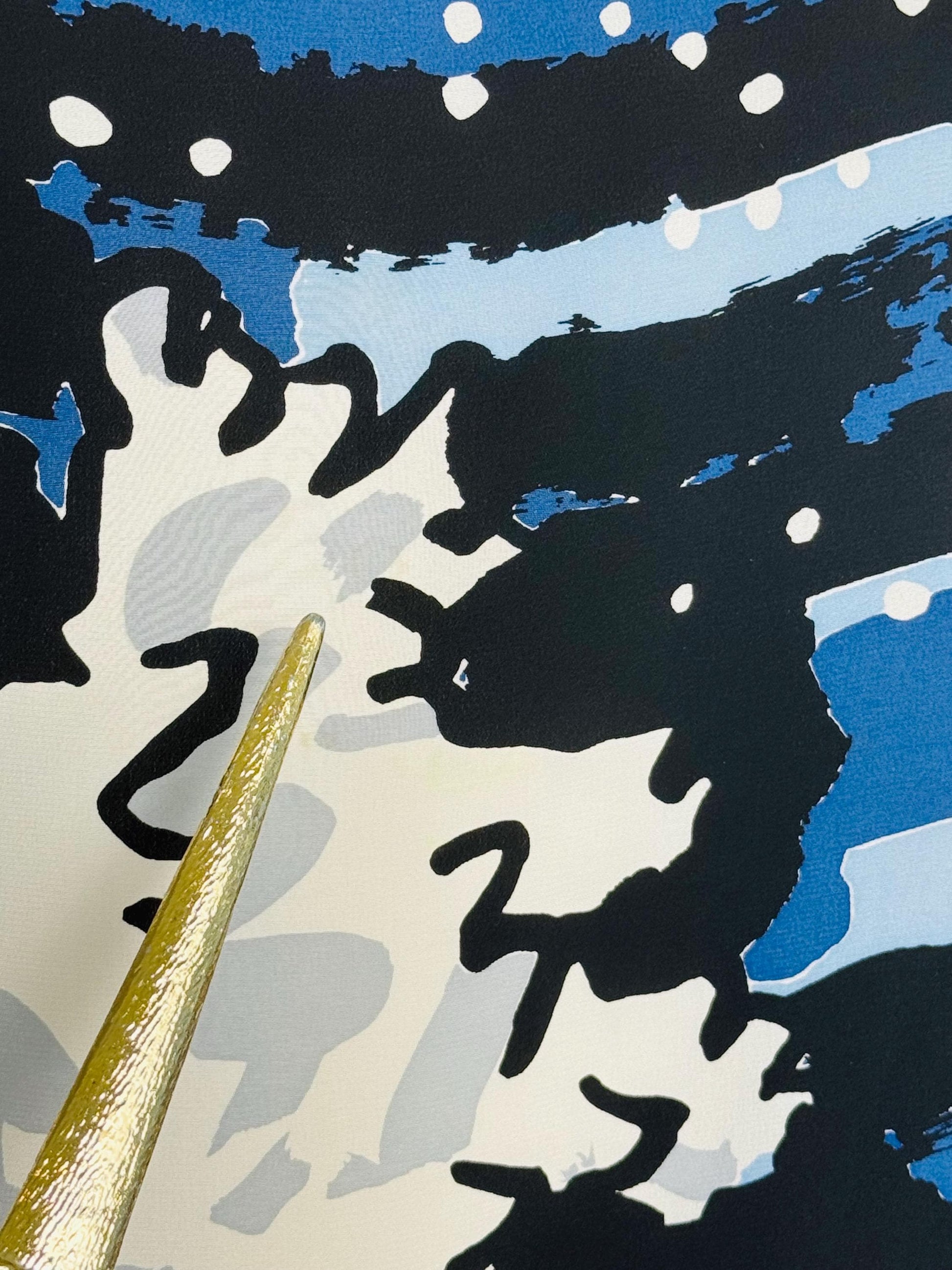 Vintage Michael Vollbracht Wearable Art Silk Tunic