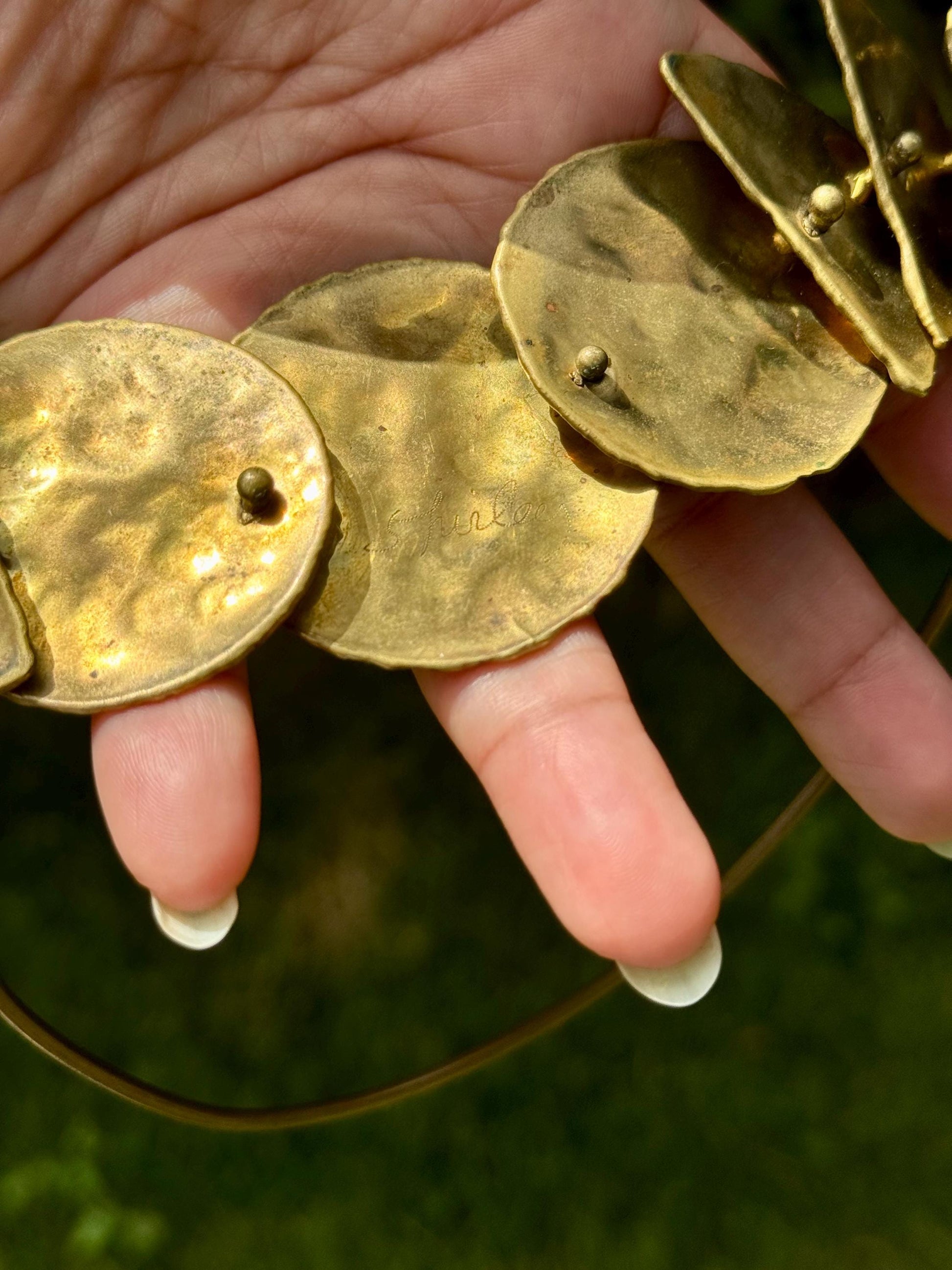 Artisan Brass Hand Made OOAK Choker