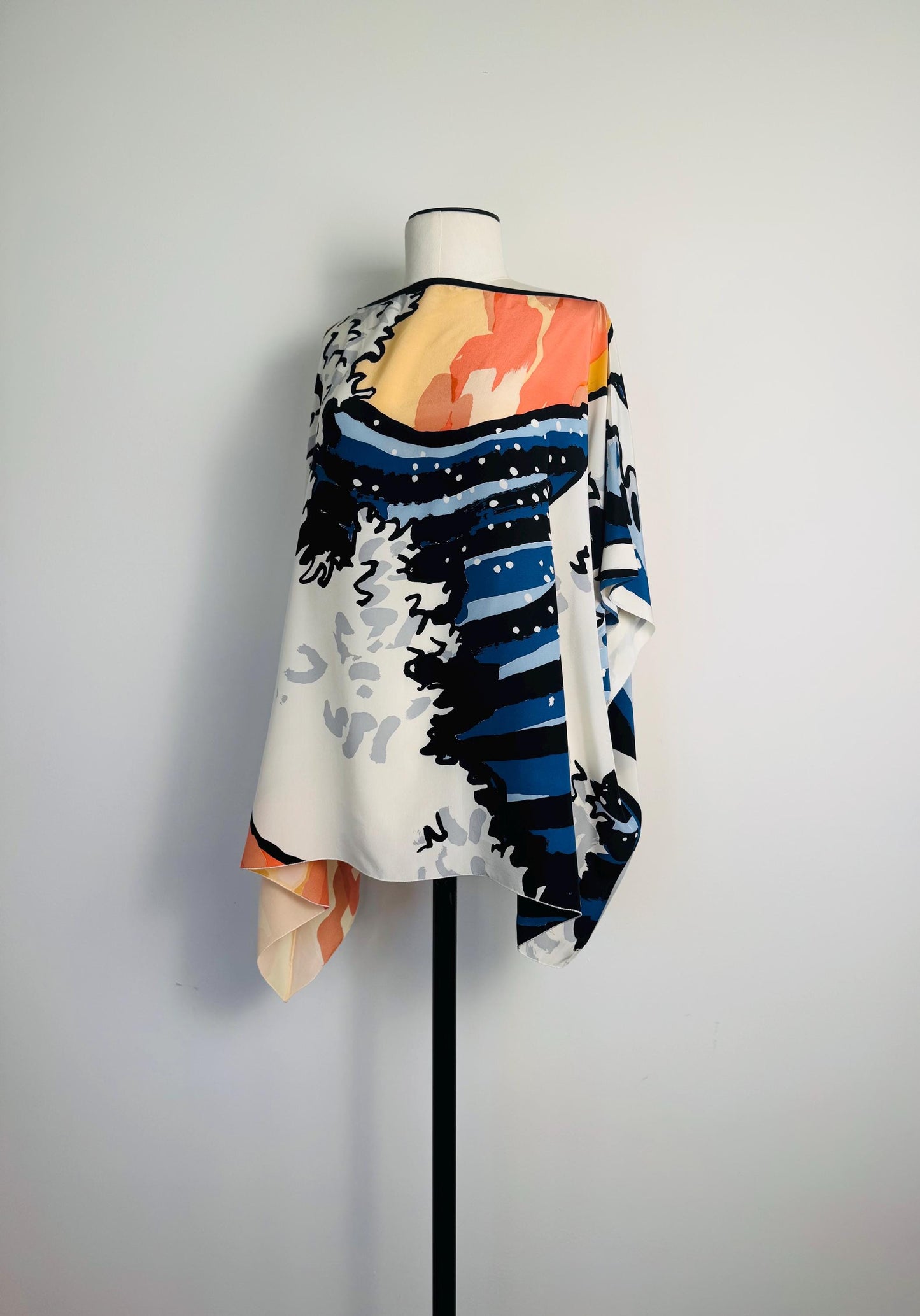 Vintage Michael Vollbracht Wearable Art Silk Tunic