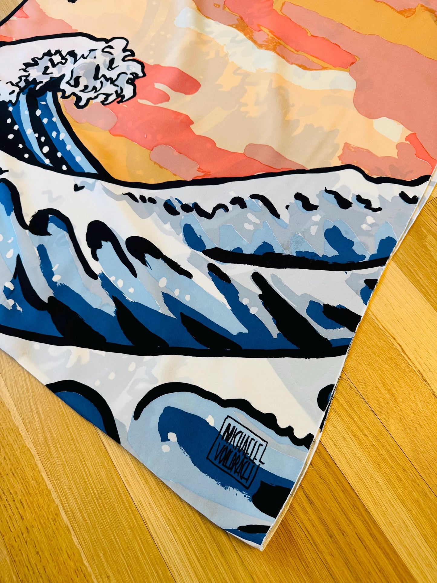 Vintage Michael Vollbracht Wearable Art Silk Tunic