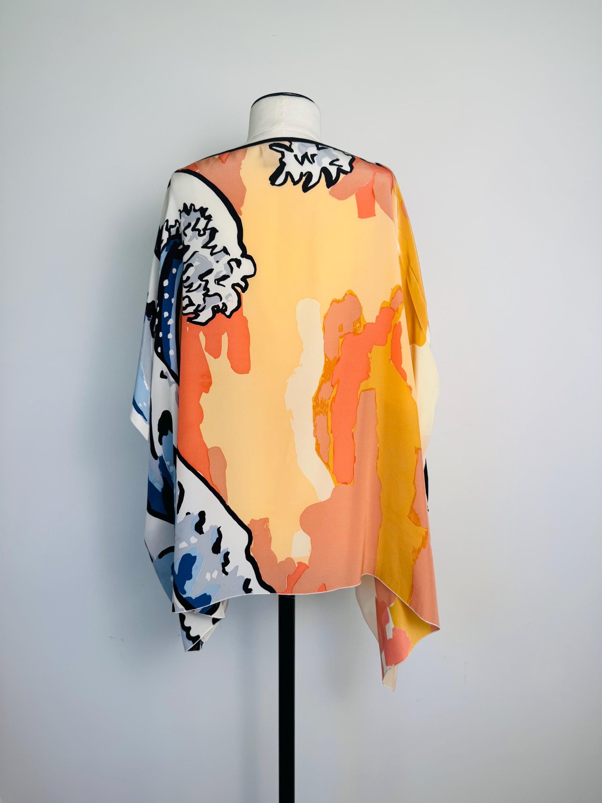 Vintage Michael Vollbracht Wearable Art Silk Tunic