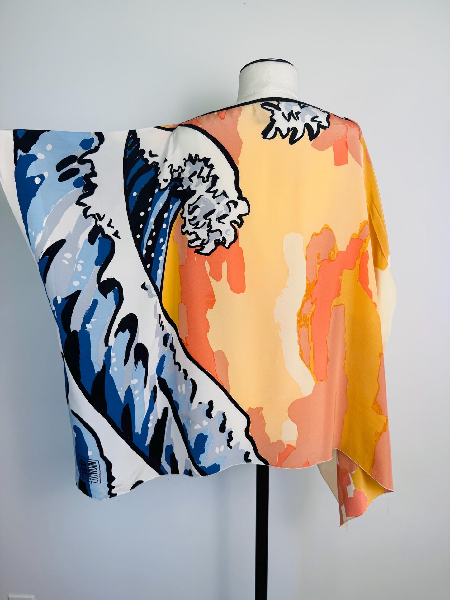 Vintage Michael Vollbracht Wearable Art Silk Tunic