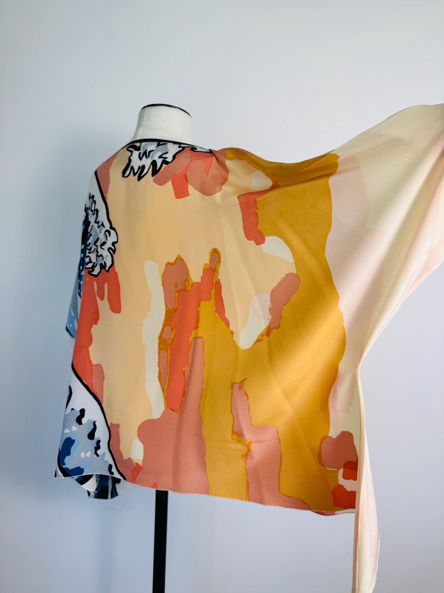 Vintage Michael Vollbracht Wearable Art Silk Tunic