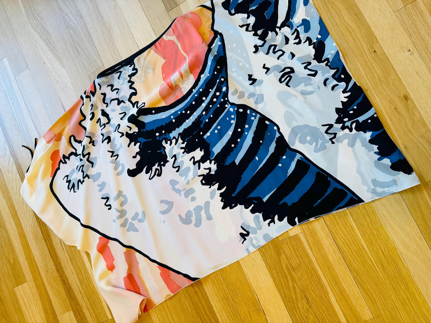 Vintage Michael Vollbracht Wearable Art Silk Tunic