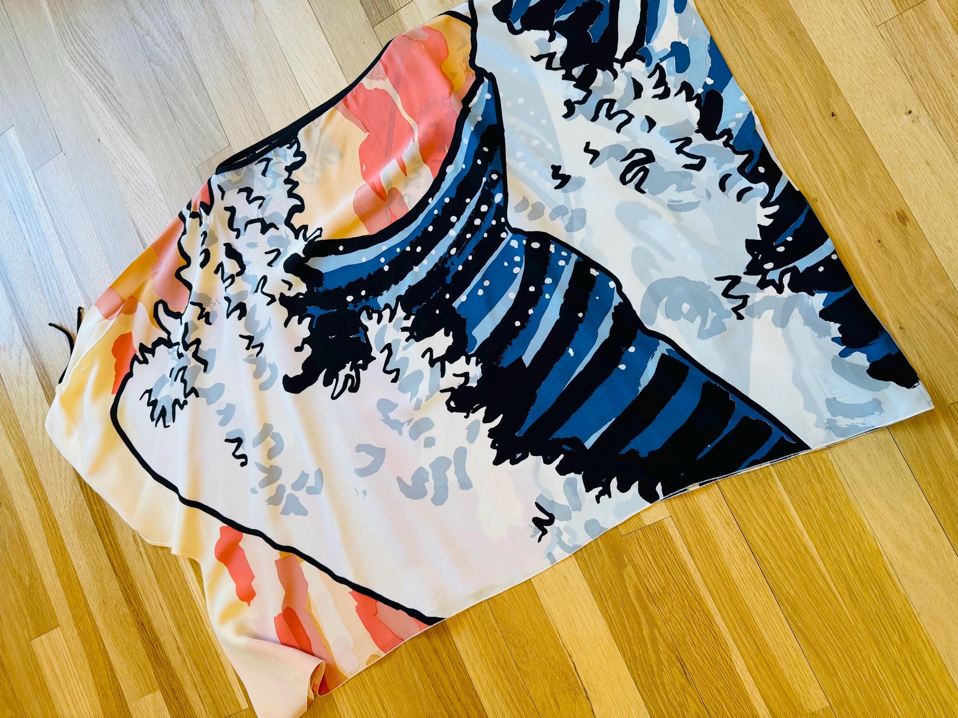 Vintage Michael Vollbracht Wearable Art Silk Tunic