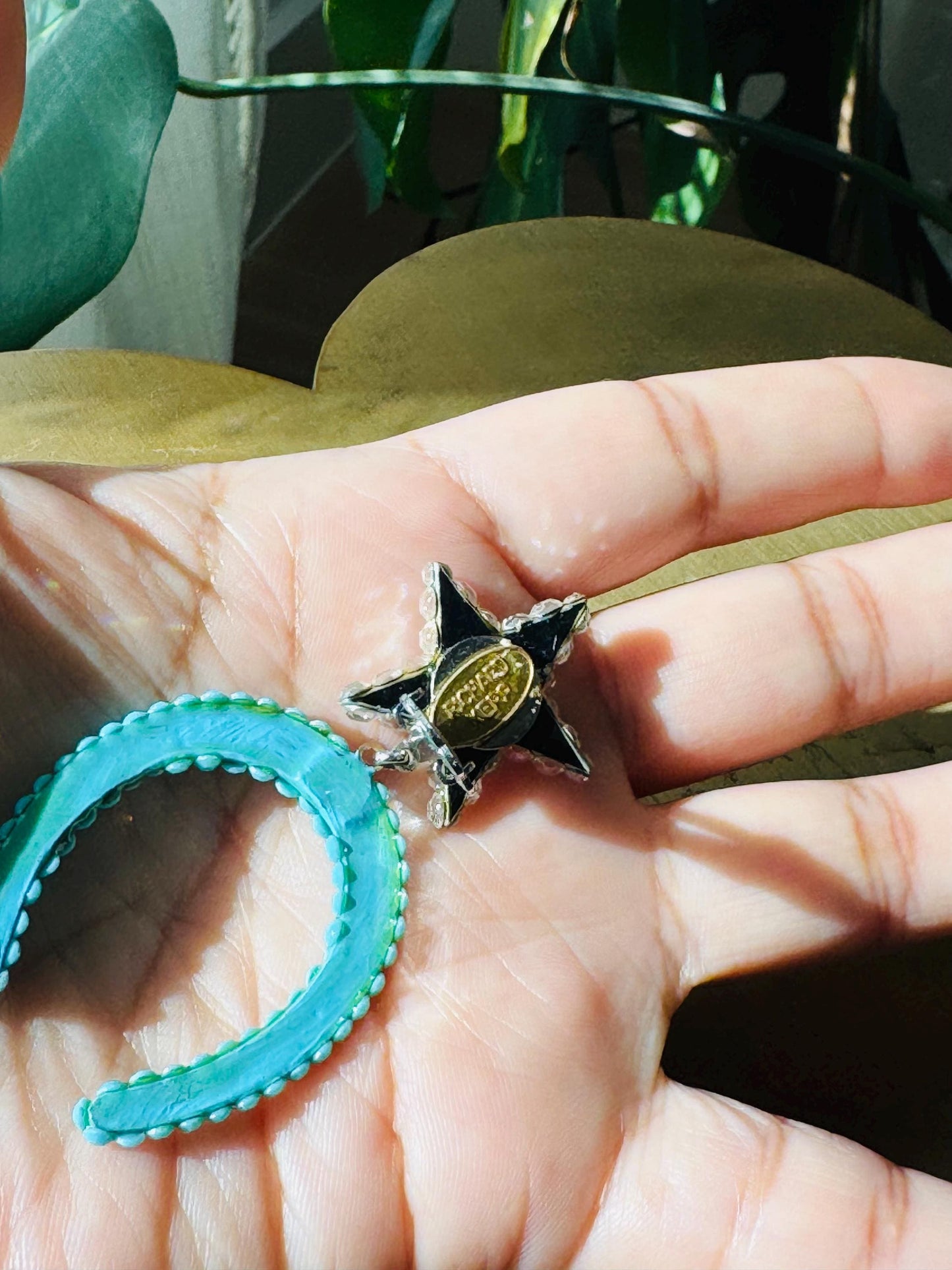 Disco Era Richard Kerr Horse Shoe Crystal Earrings