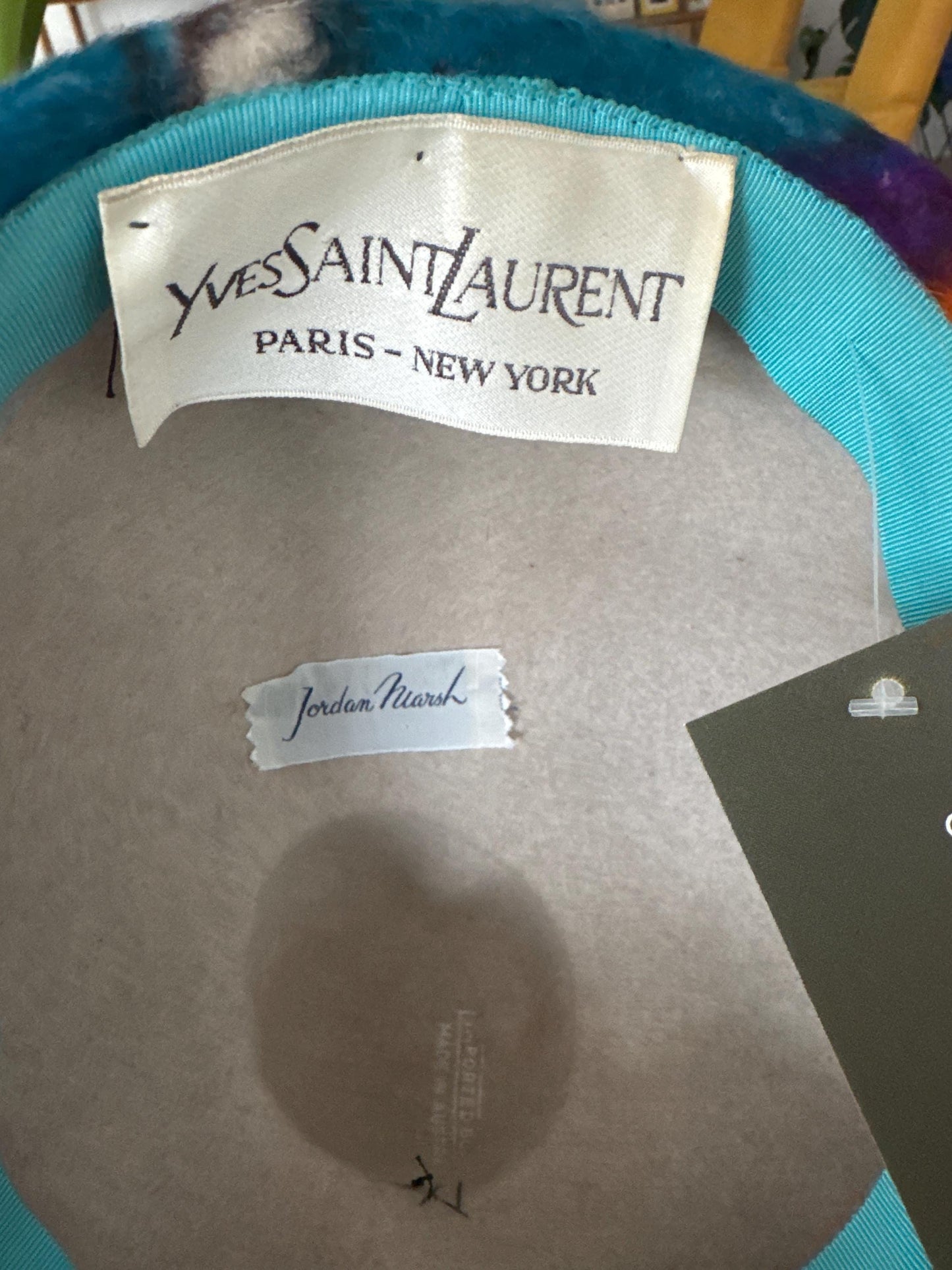 60s Yves Saint Laurent Faux Fur Hat