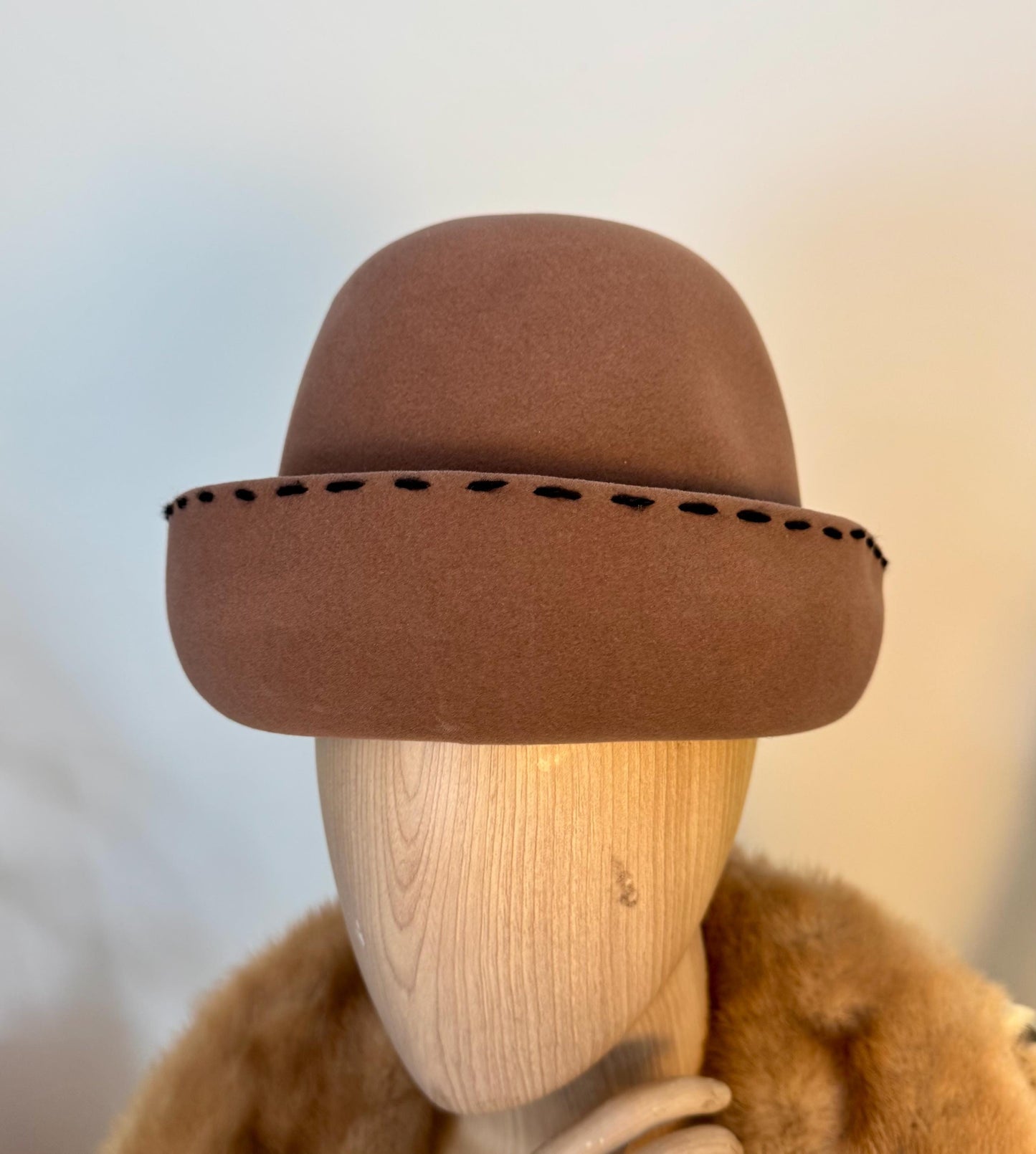 60s Christian Dior Mod Dome Pill Box Hat