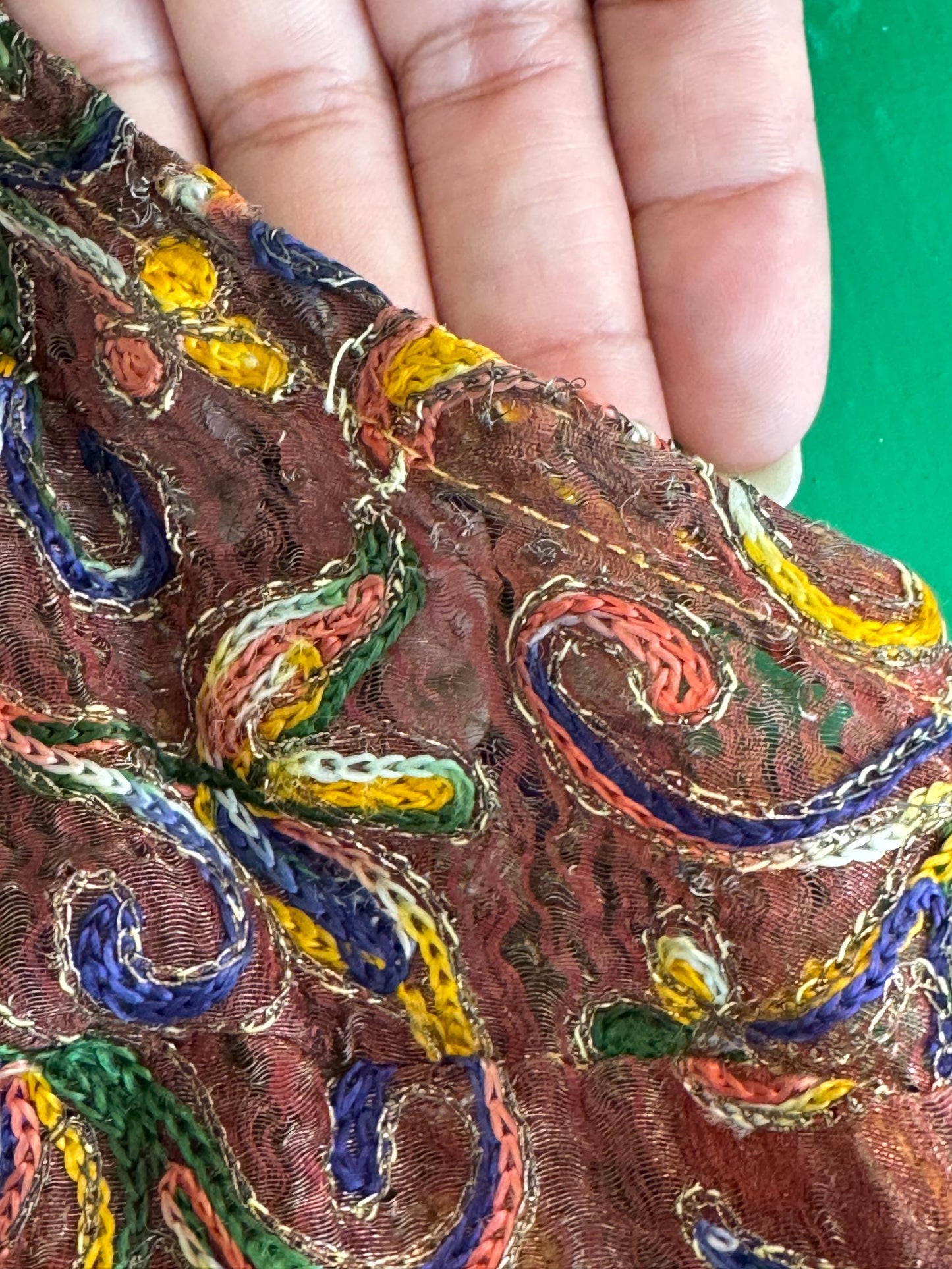 90s Todd Oldham Hand Embroidered Vest