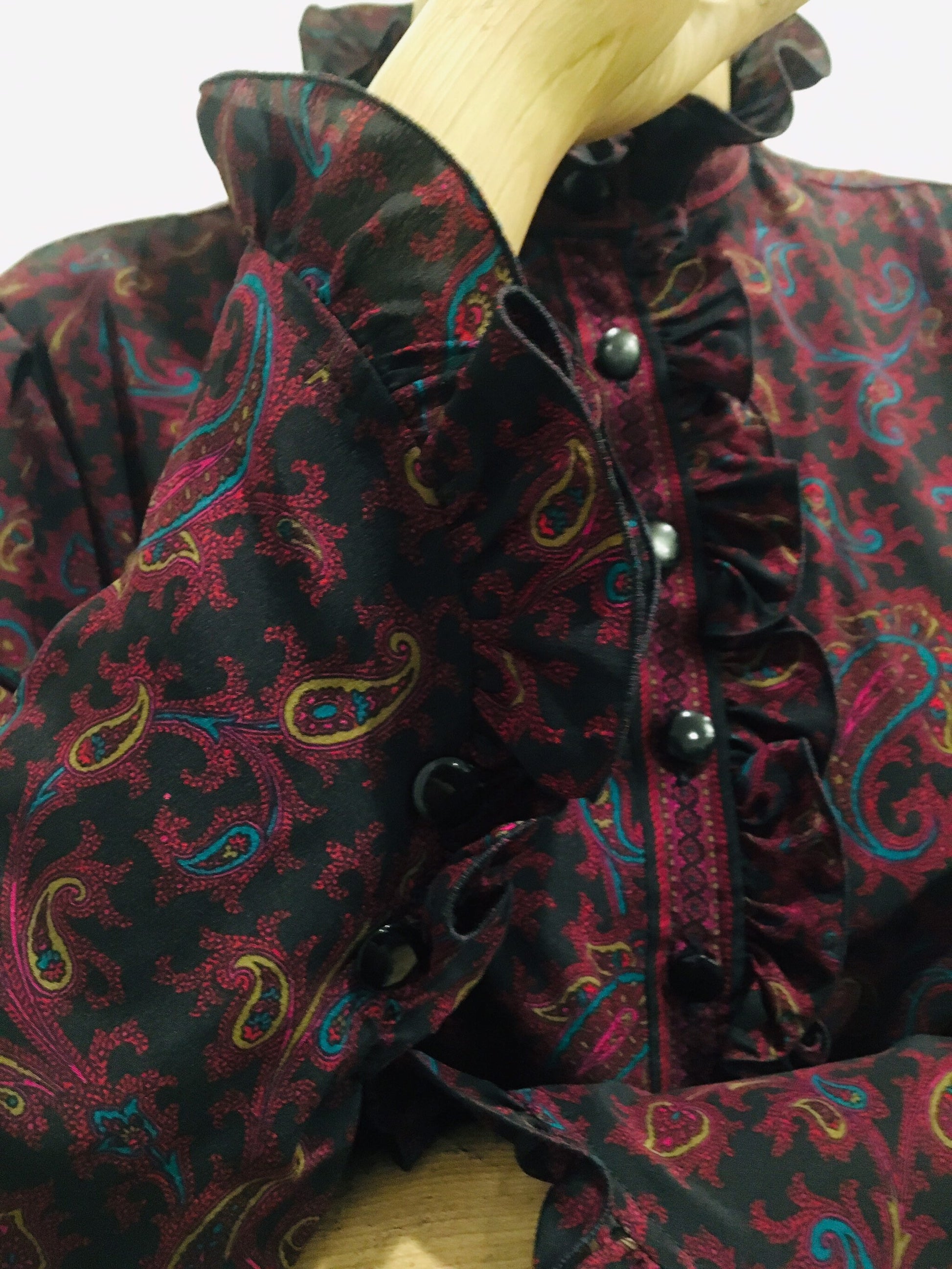 Ungaro 70s paisley blouse Seen on Carrie Bradshaw