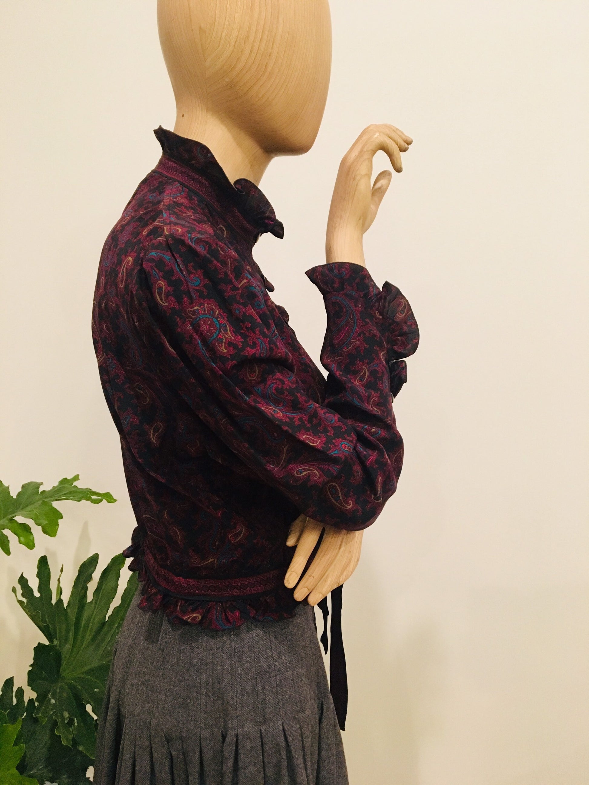 Ungaro 70s paisley blouse Seen on Carrie Bradshaw