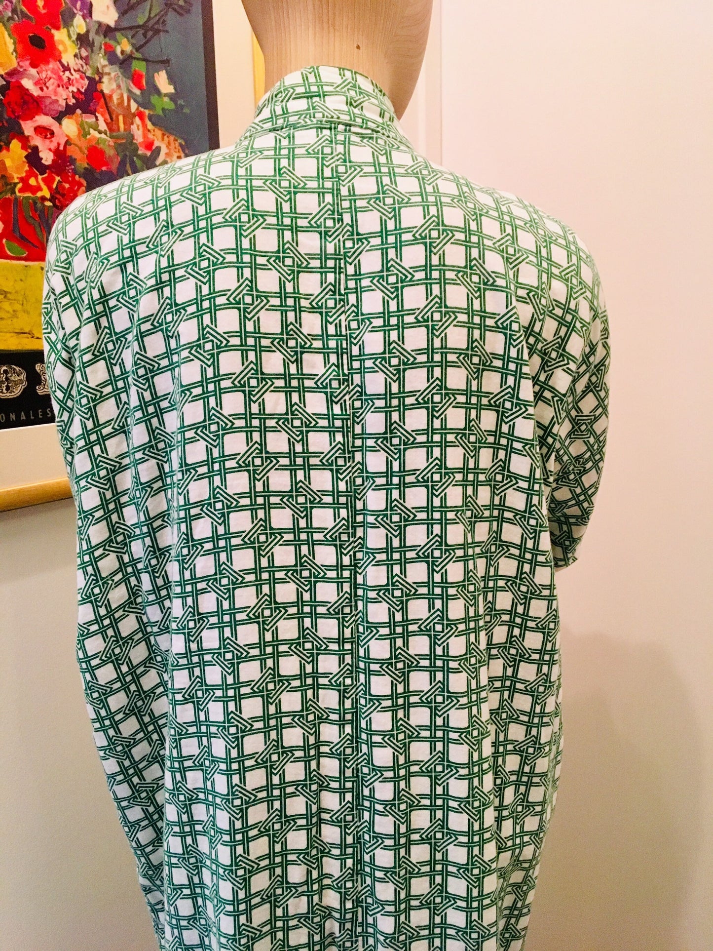 Vintage Cotton Kimono / Unisex Kimono / 70s Kimono