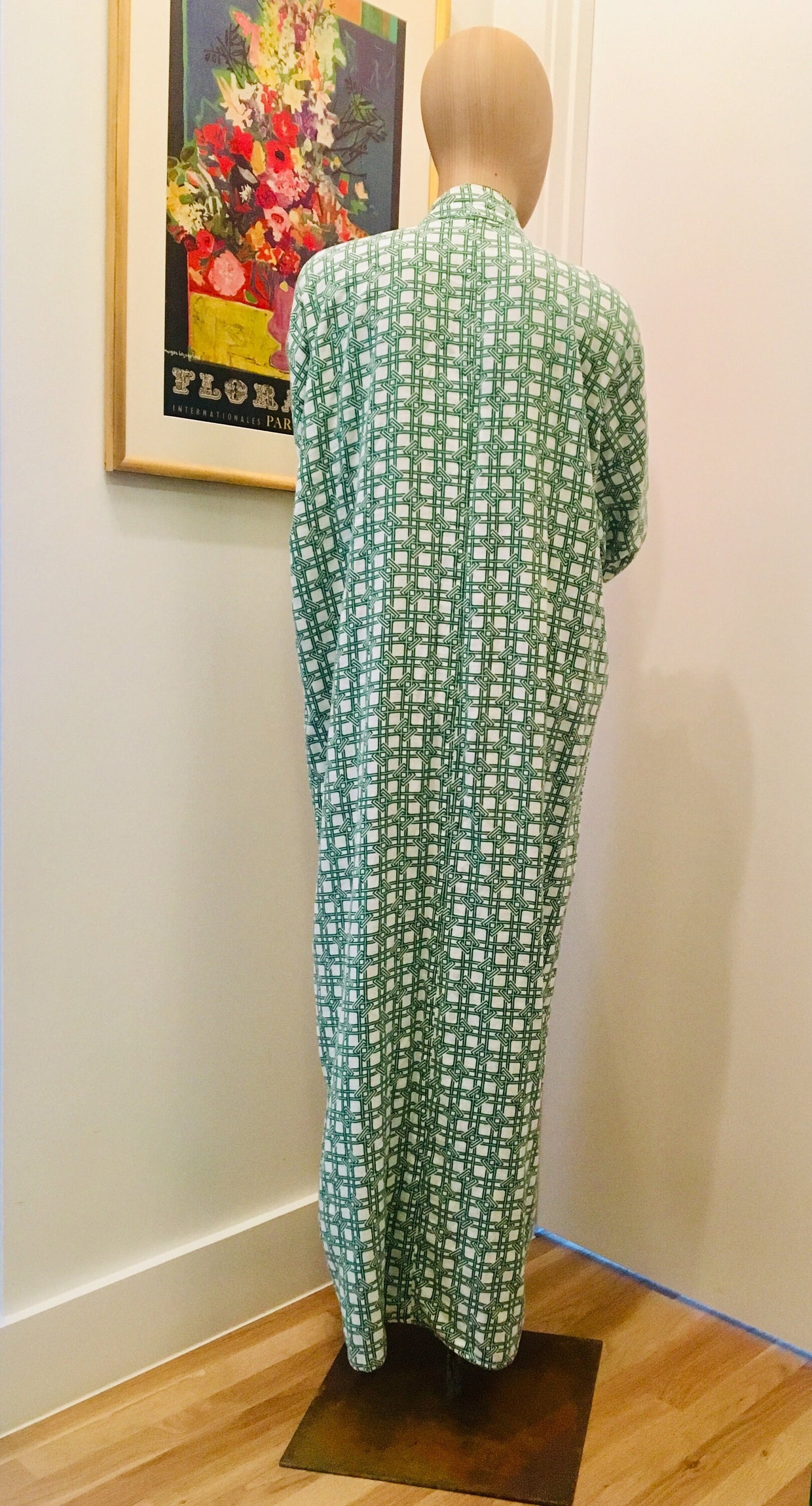 Vintage Cotton Kimono / Unisex Kimono / 70s Kimono