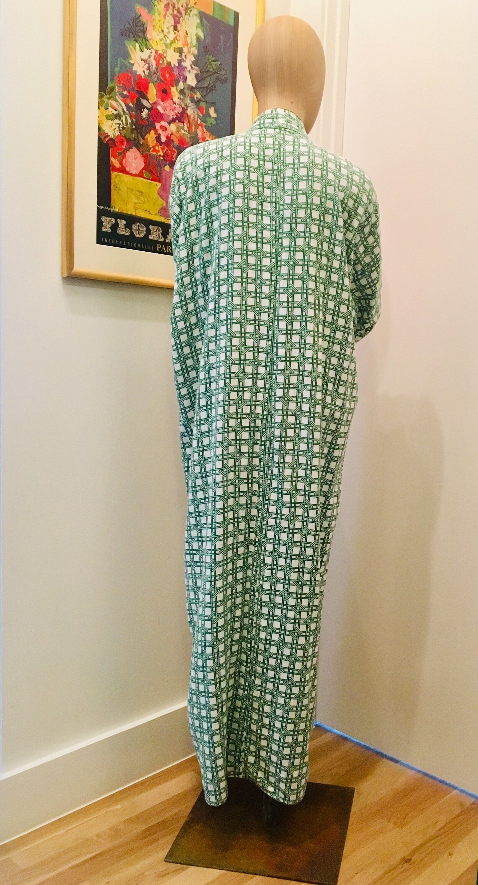 Vintage Cotton Kimono / Unisex Kimono / 70s Kimono