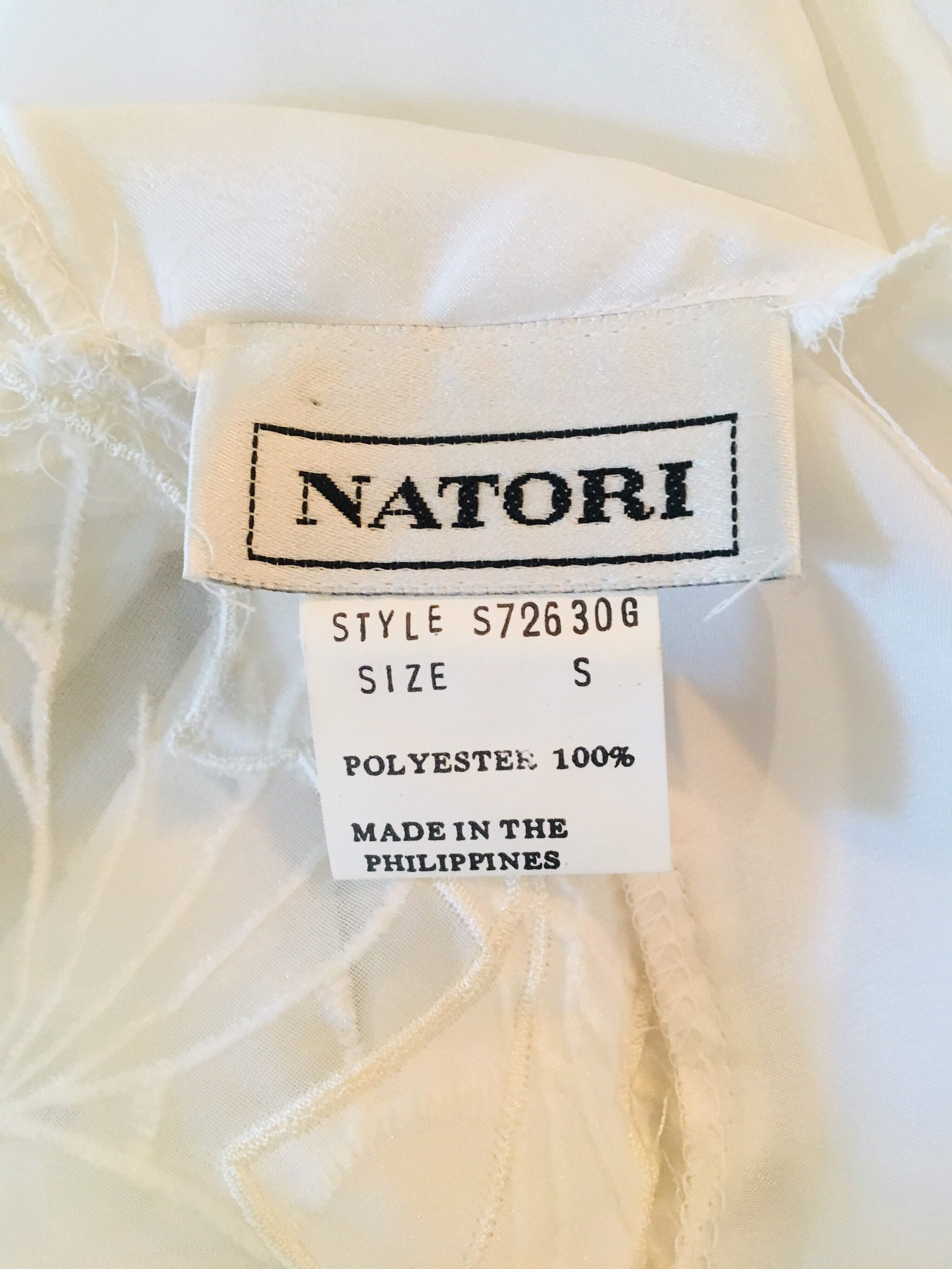 Vintage Natori Slip / Natori Wedding Lingerie / 90s Teddy / Vintage White Lingerie