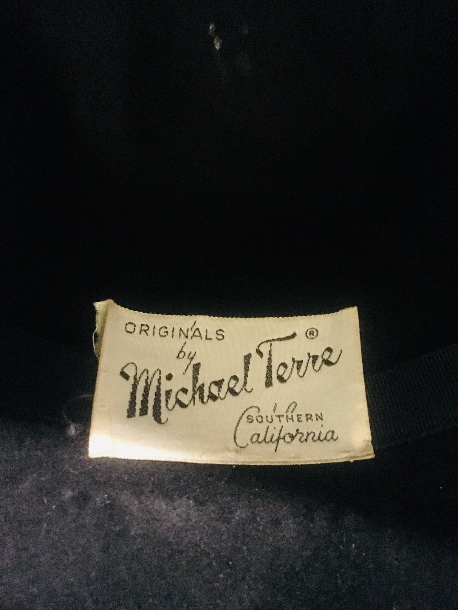 20s hat / Faux Fur Hat / Vintage 20s Hat / Crystal Hat Pin / Michael Terre Hat / Boardwalk Empire Style