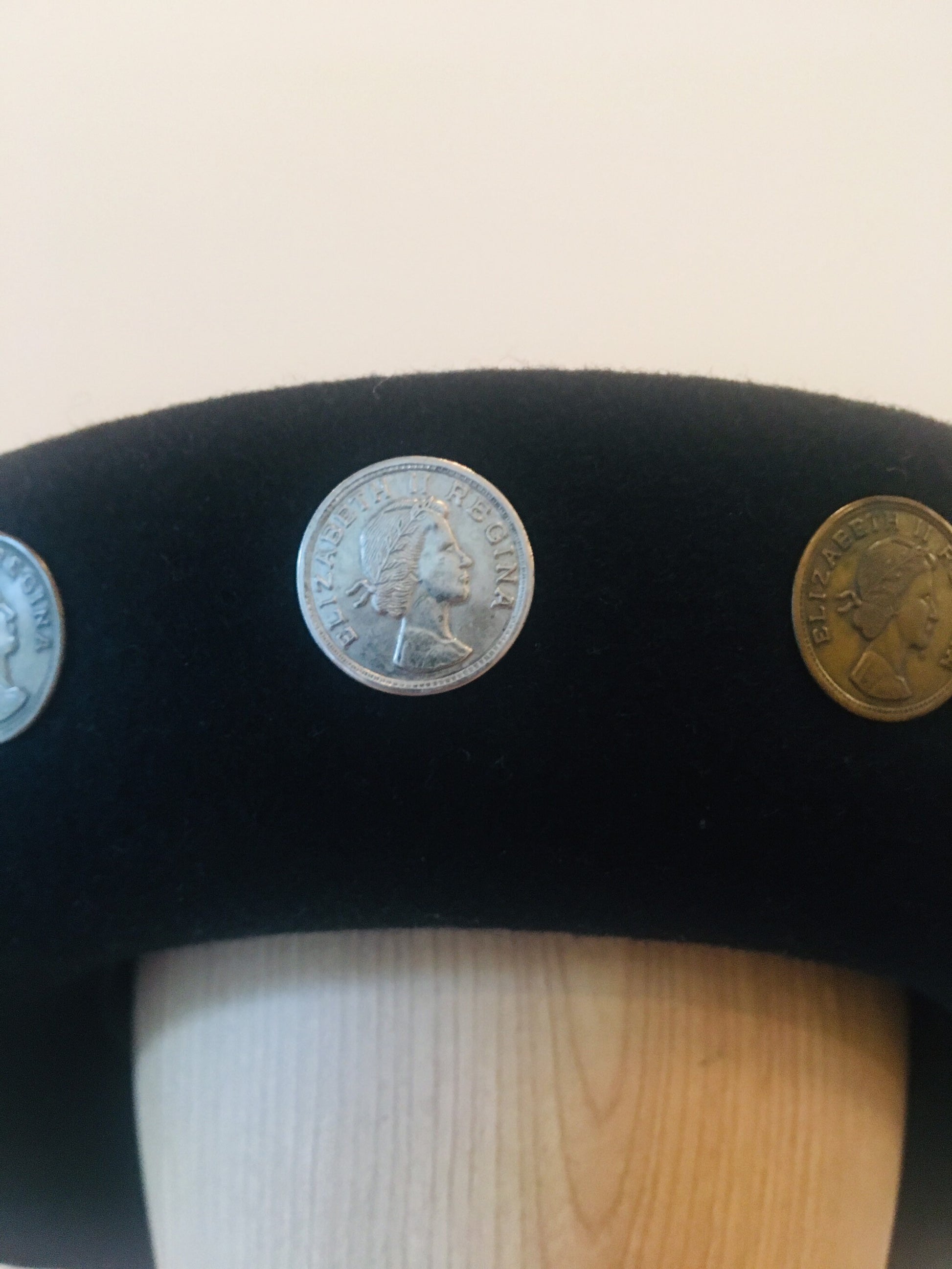 Vintage Floppy Hat /Vintage Wool Hat / Annie Hall / 70s Wool Floppy Hat / Coin Hat