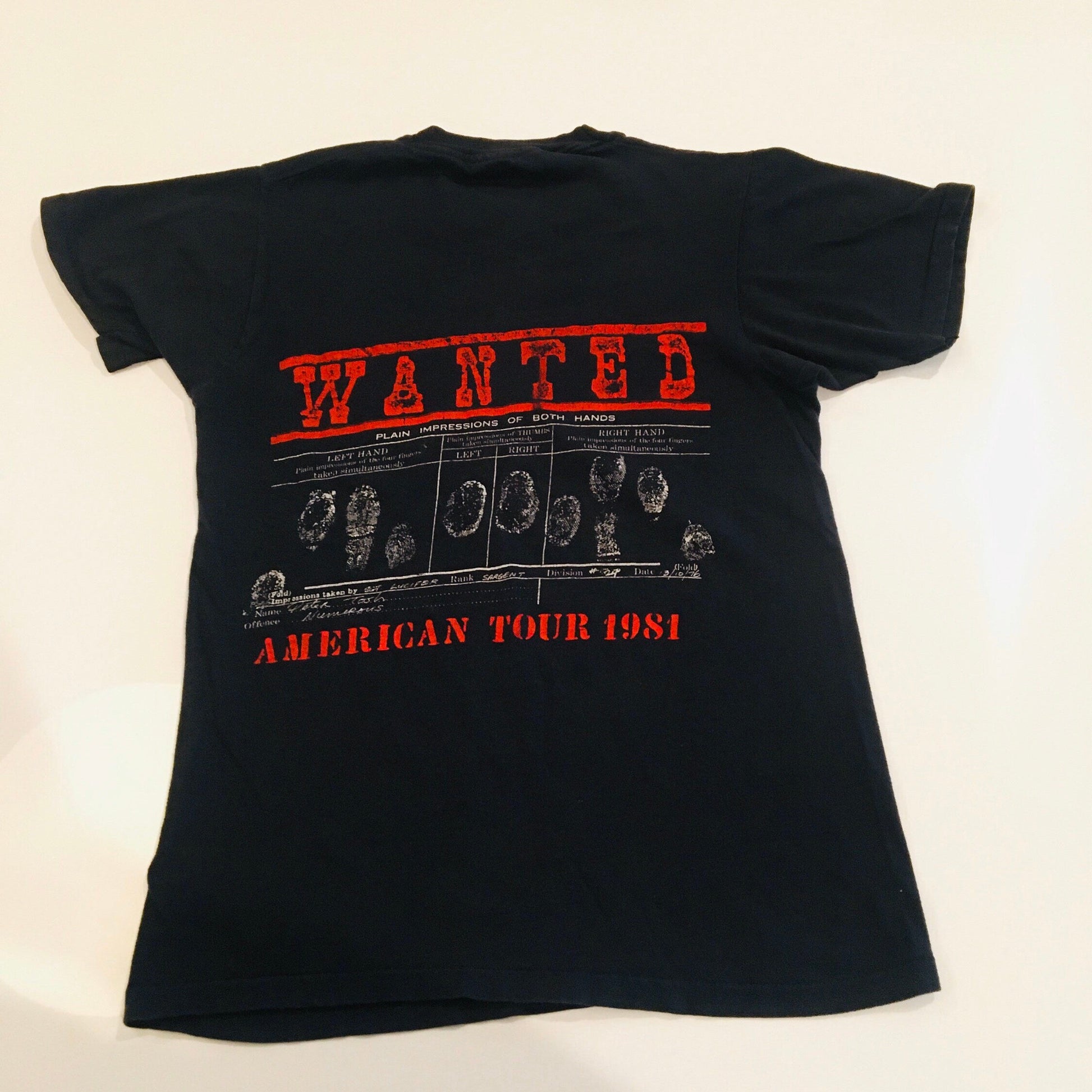 1981 RARE Peter Tosh Concert Dread or Alive Reggae Wailers T Shirt