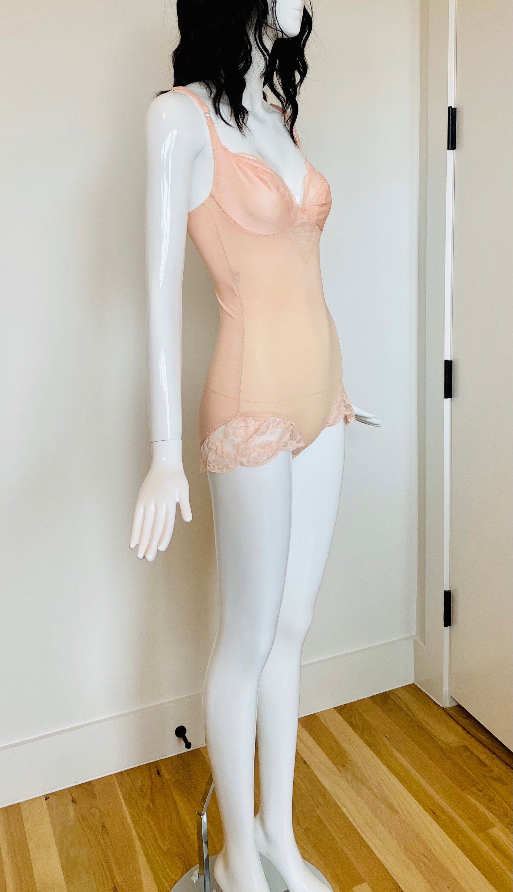 60s Emilio PUCCI For Formfit Rogers Lace and Nylon Teddy 34C
