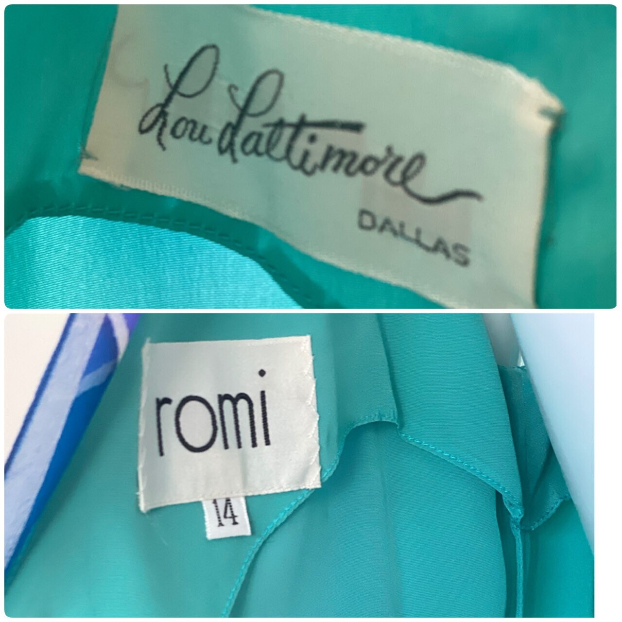 Rare Late 60s Early 70s Romi for Lou Lattimore Dallas Silk Floral Psychedelic Print Chiffon Kaftan Dressing Gown