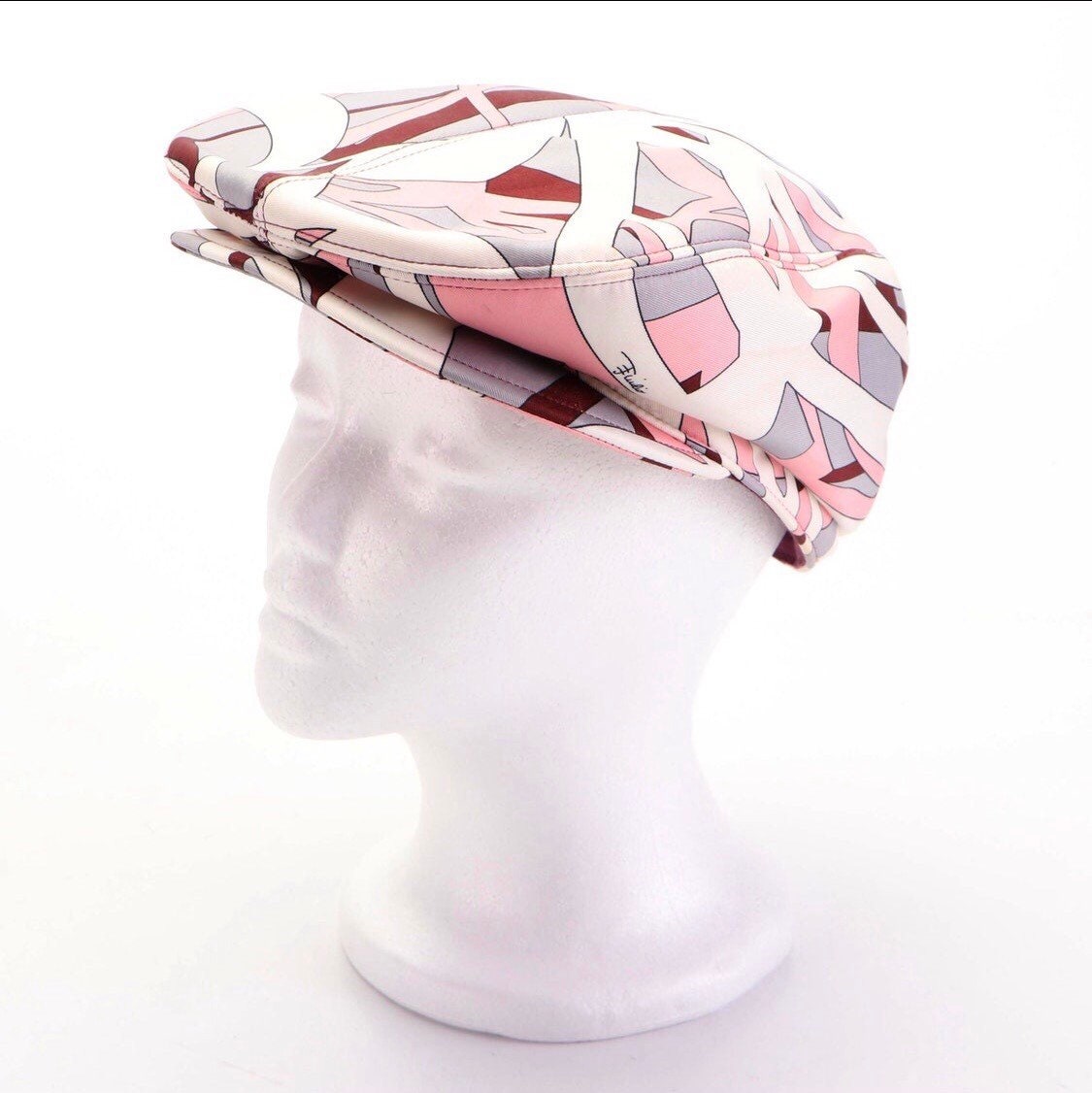 Emilio Pucci Flat Cap Ivy Hat Made in Italy 22.5"