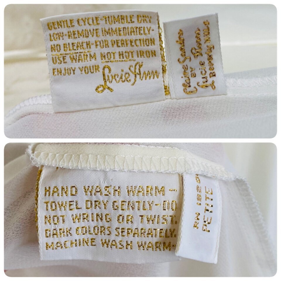 50s Lucie Ann Beverly Hills Ruffled Opulent Dramatic Chiffon House Jacket Robe Wedding