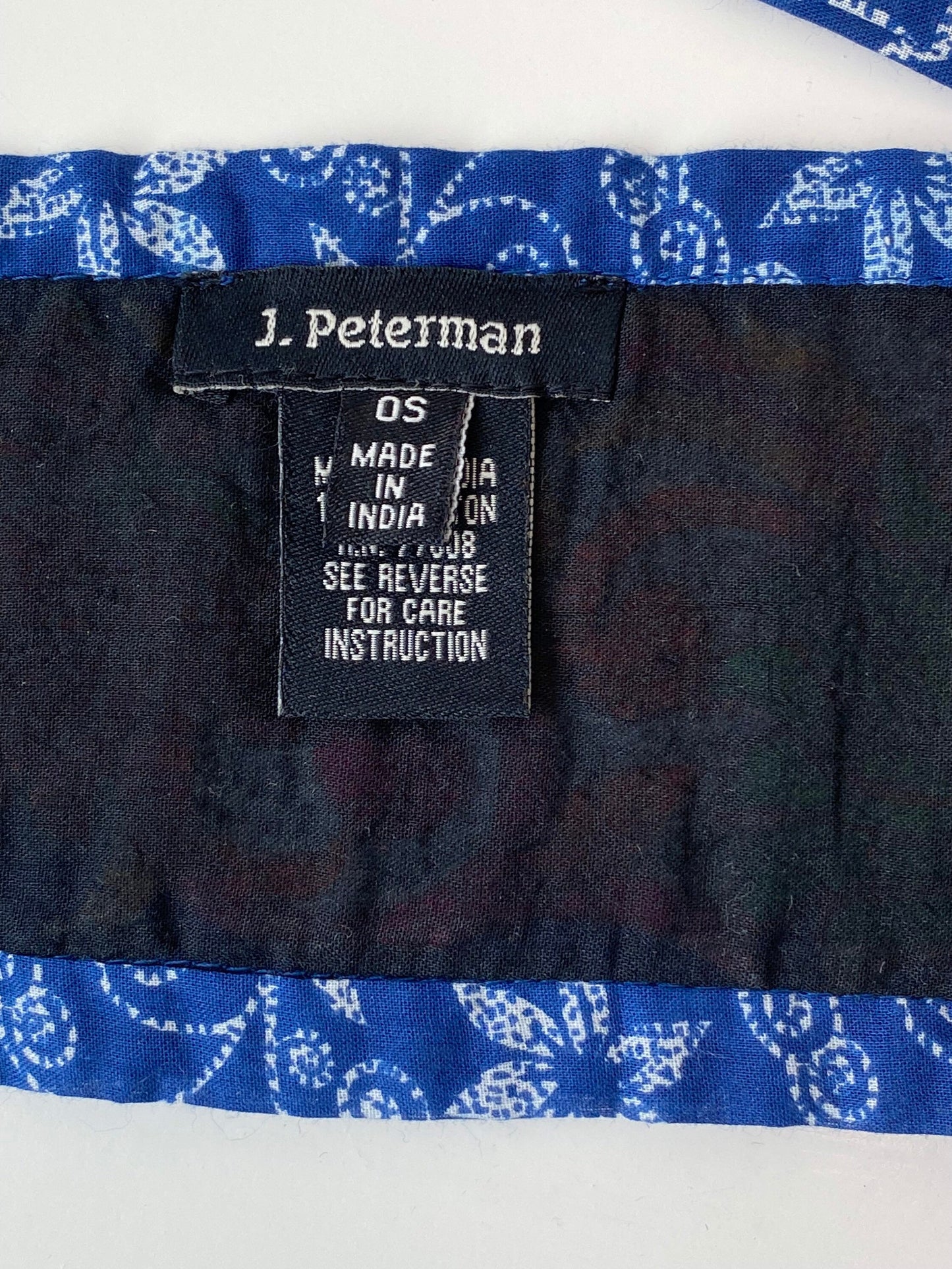 Indian Floral Boho Embroidered Hand Block Print Sash